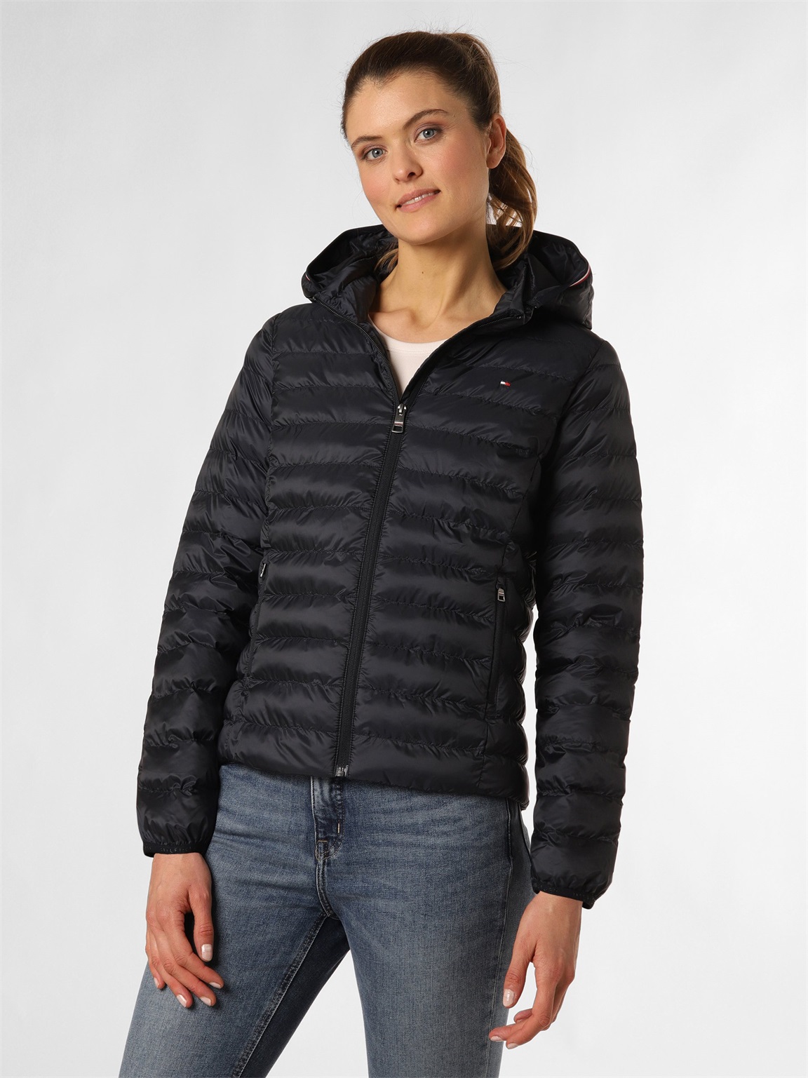 Tommy Hilfiger PADDED GLOBAL - Winterjacke - desert sky/dunkelblau