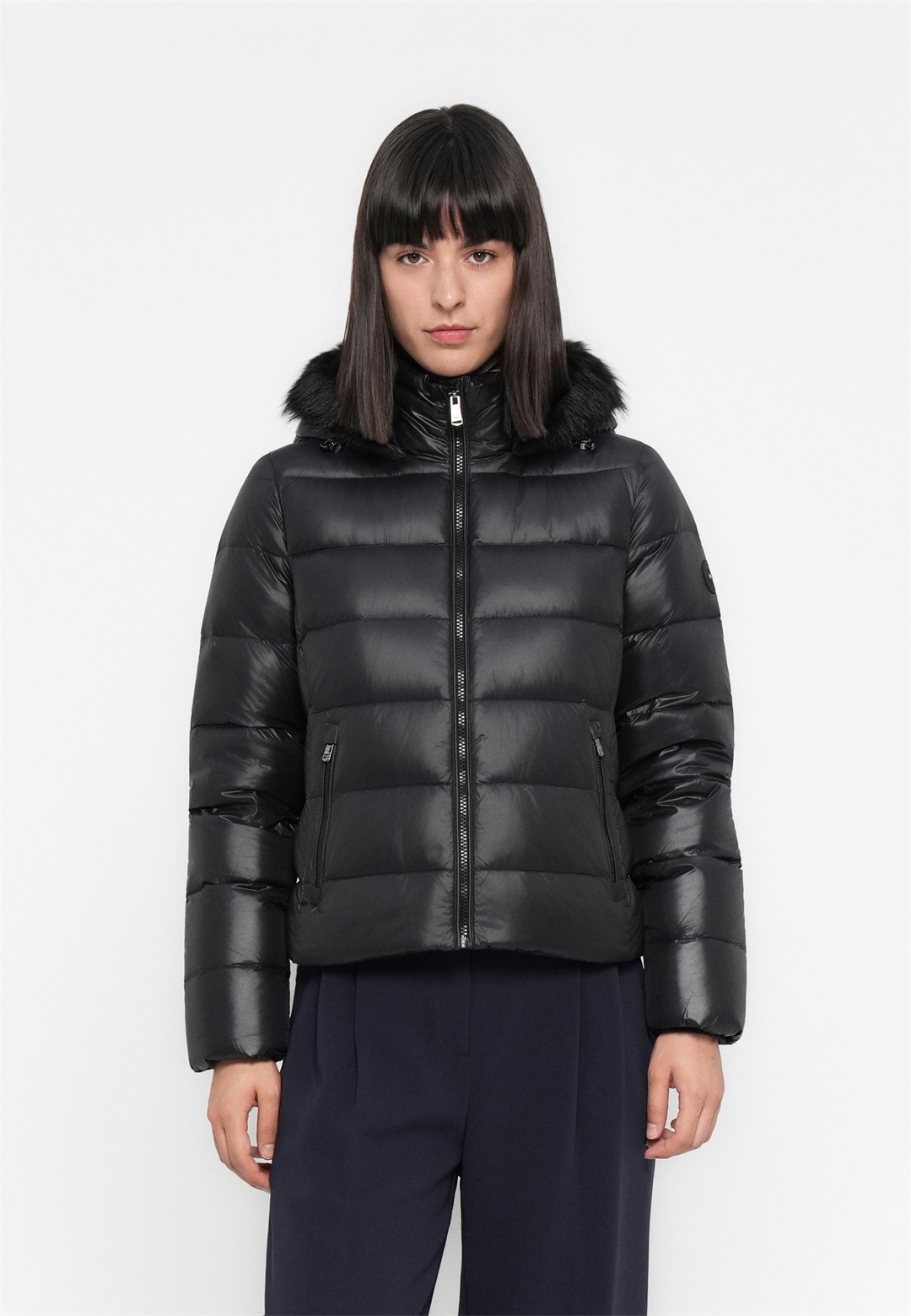 Tommy Hilfiger GLOSS JACKET - Winterjacke - black/schwarz