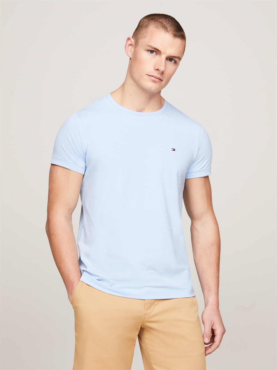 Tommy Hilfiger T-Shirt basic - blue/blau