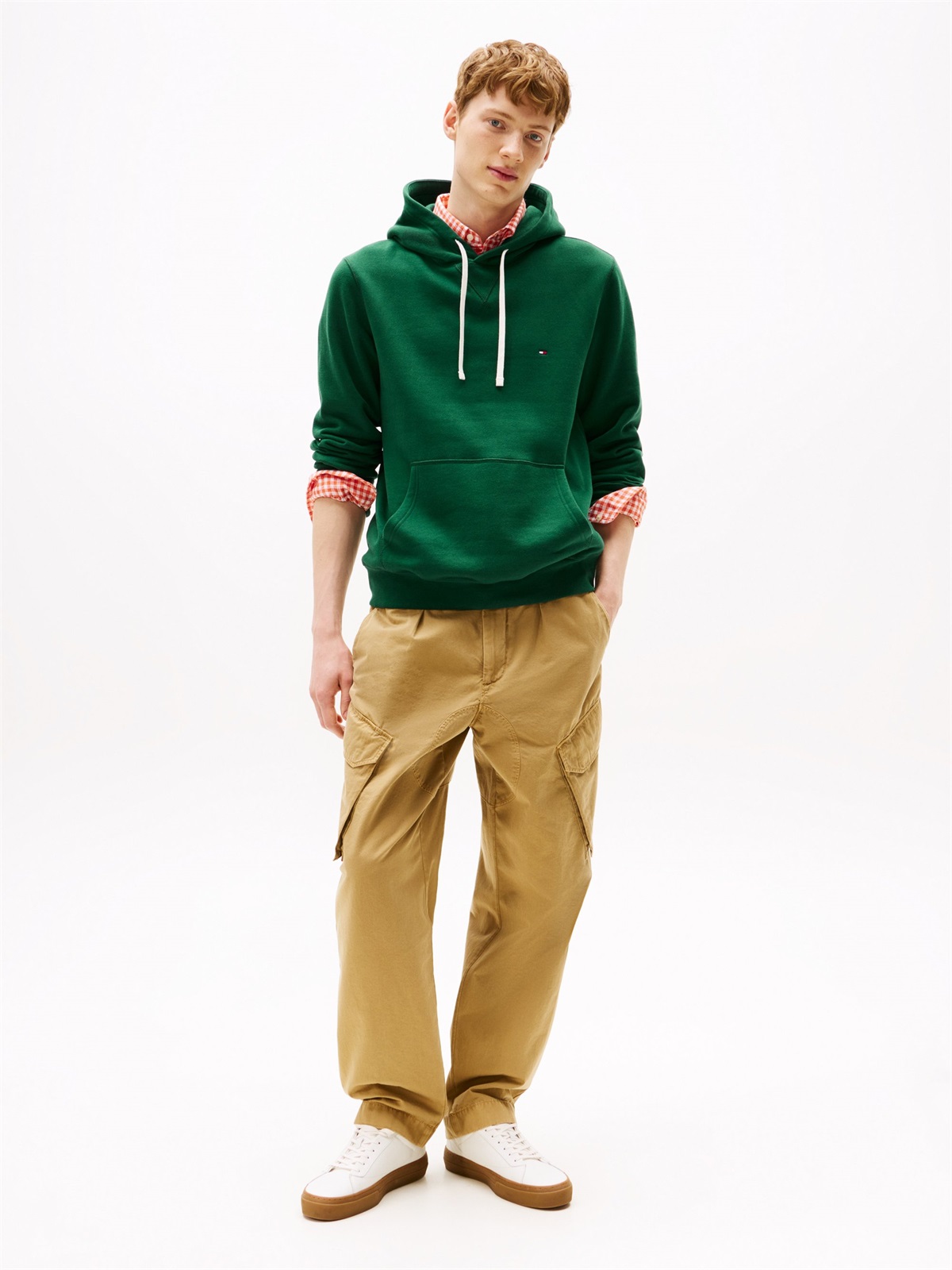 Tommy Hilfiger SEASONAL HOODY - Sweatshirt - ornamental green/dunkelgrün