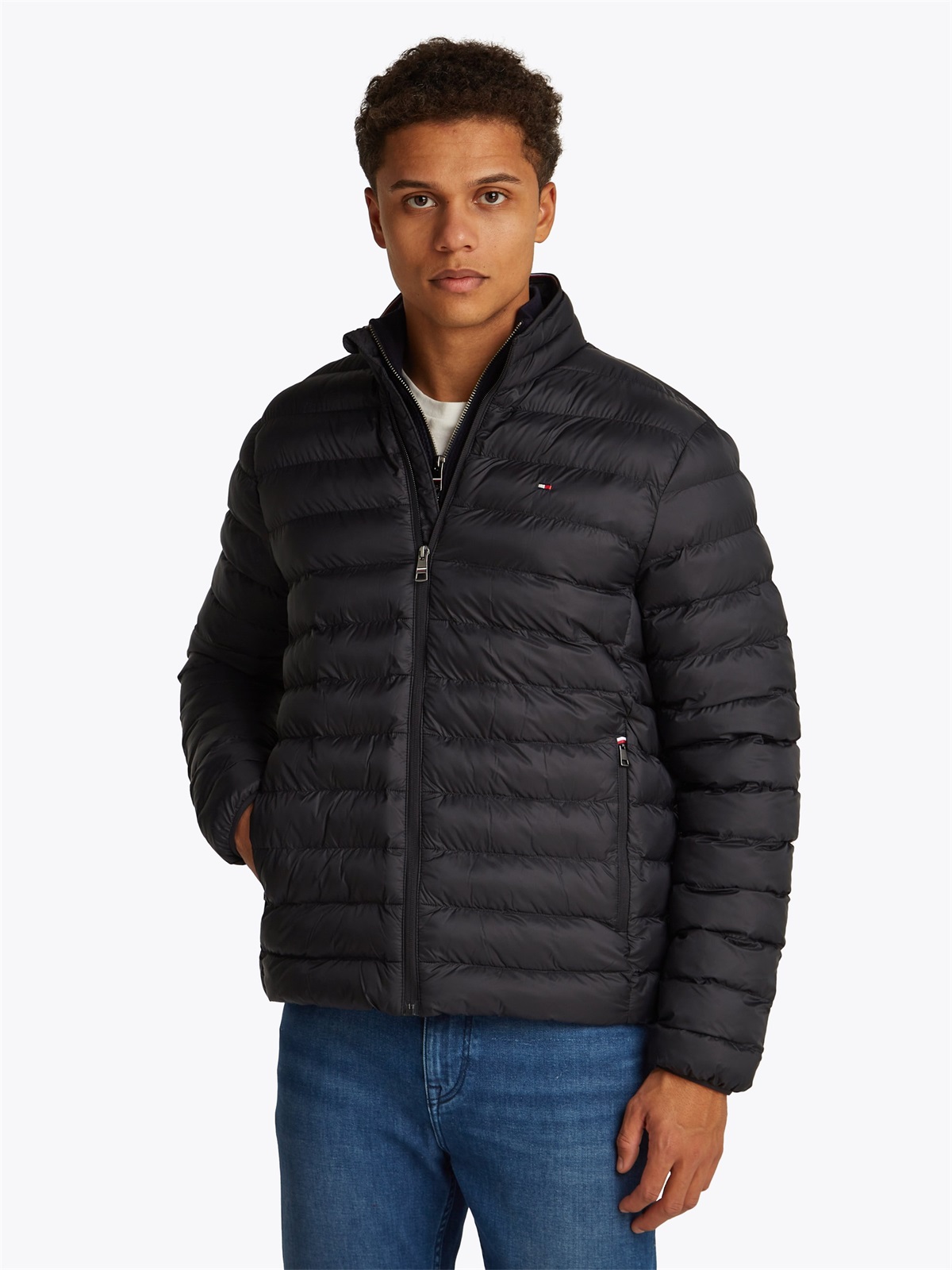 Tommy Hilfiger CORE PACKABLE JACKET - Übergangsjacke - black/schwarz