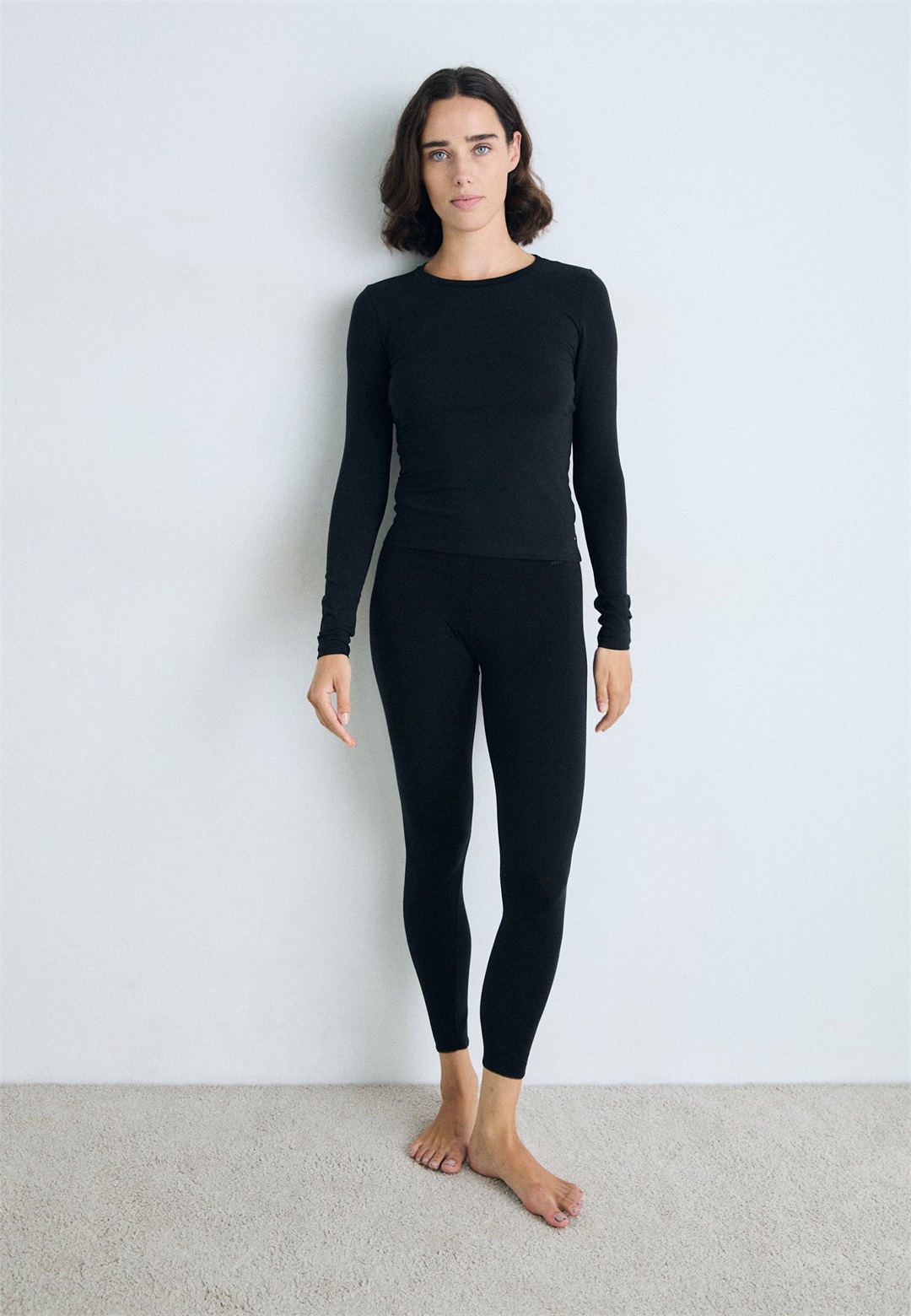 Tommy Hilfiger FLAG 2 PACK - Nachtwäsche Shirt - white/black/schwarz