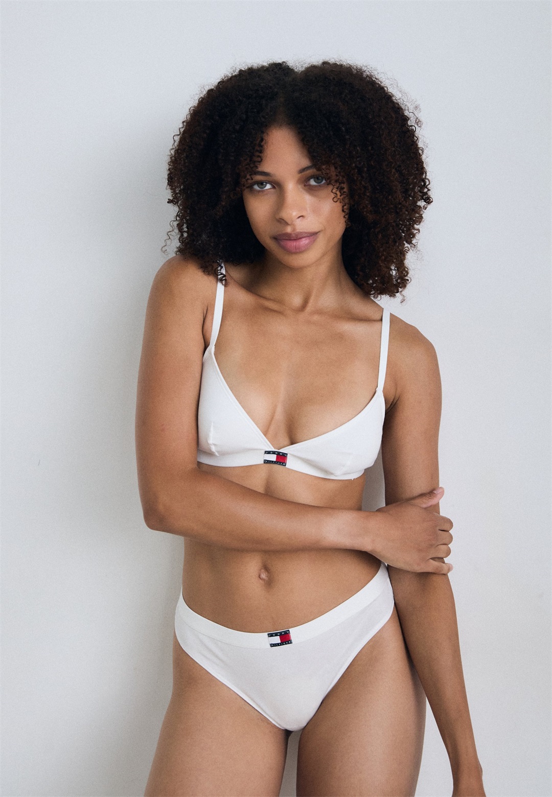 Tommy Hilfiger HERITAGE THONG 3 PACK - String - white/primary red/preppy navy/weiß