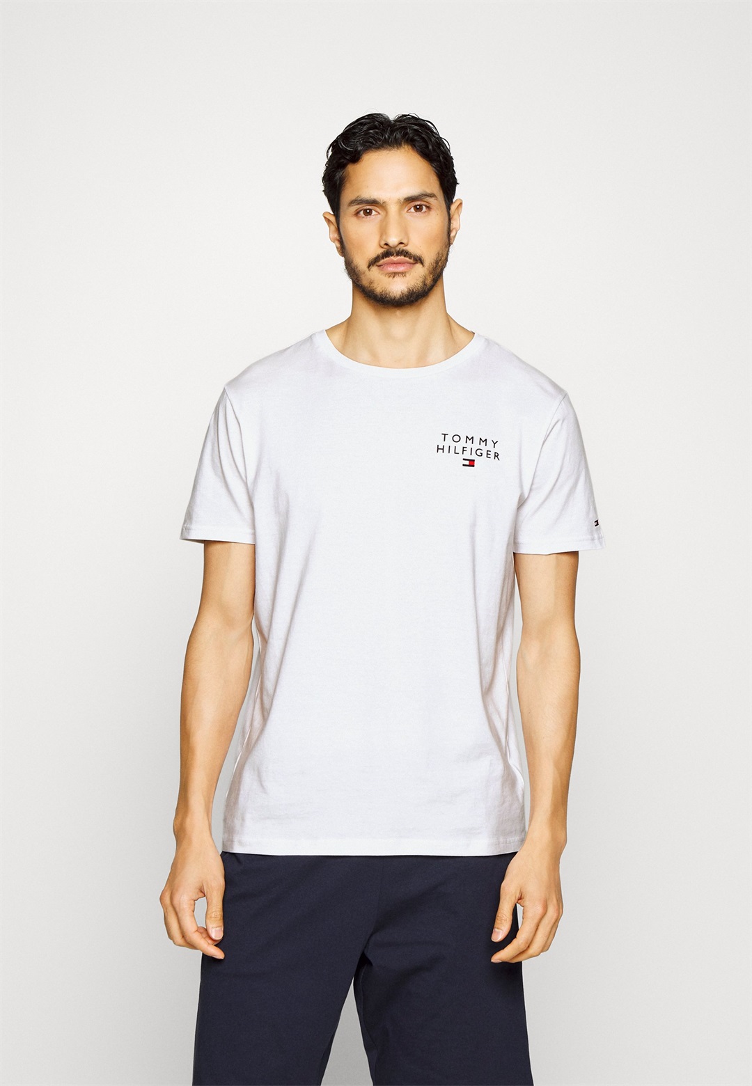 Tommy Hilfiger LOGO - Nachtwäsche Shirt - white/weiß
