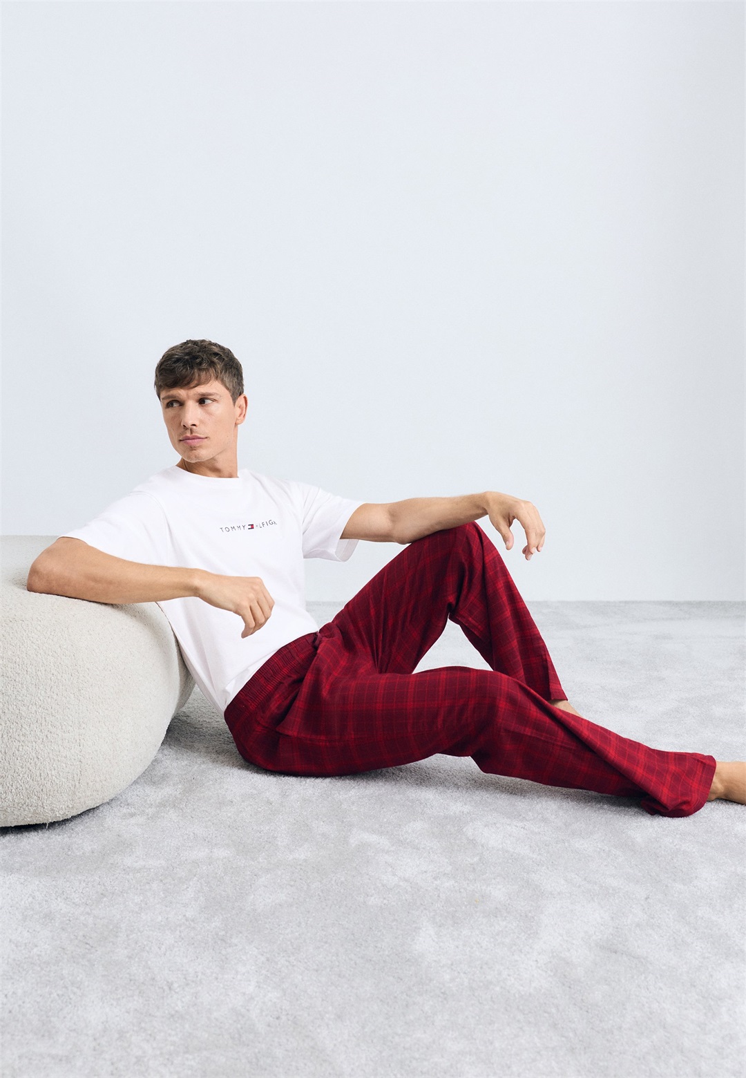 Tommy Hilfiger EVERYDAY ESSENTIALS PANT - Nachtwäsche Hose - red/rot