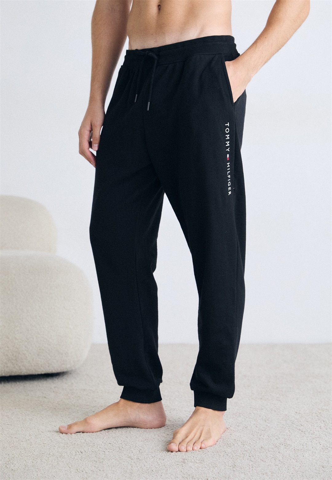 Tommy Hilfiger ORIGINAL TRACK PANT - Nachtwäsche Hose - black/schwarz