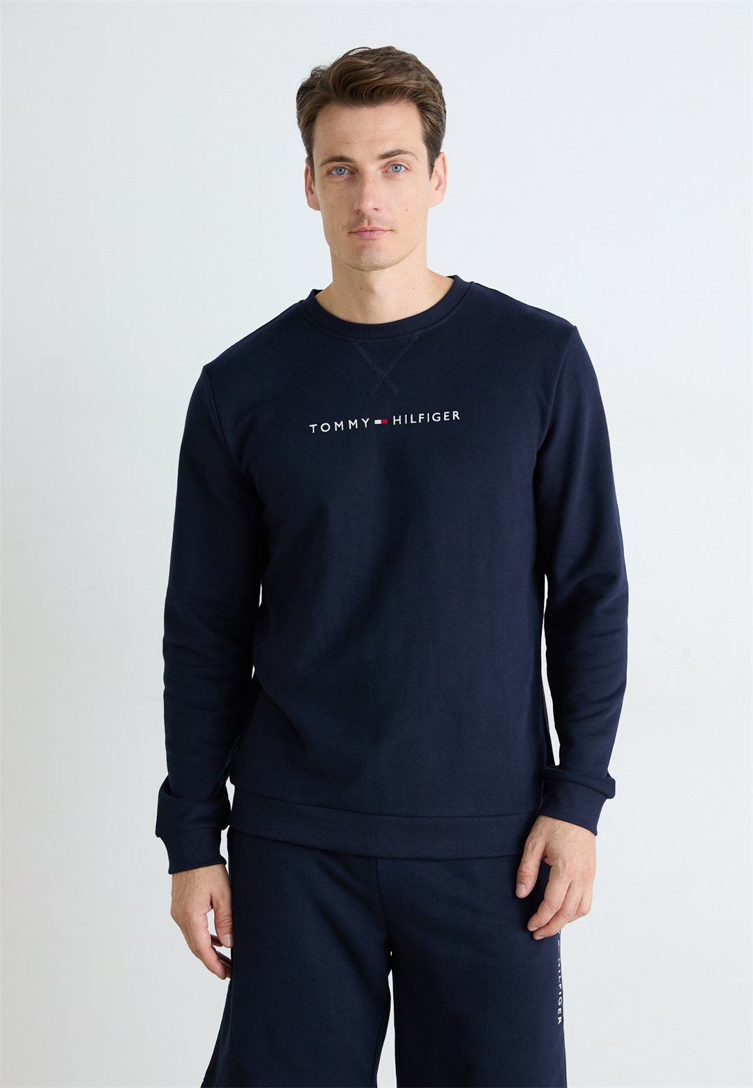 Tommy Hilfiger ORIGINAL TRACK - Nachtwäsche Shirt - desert sky/dunkelblau