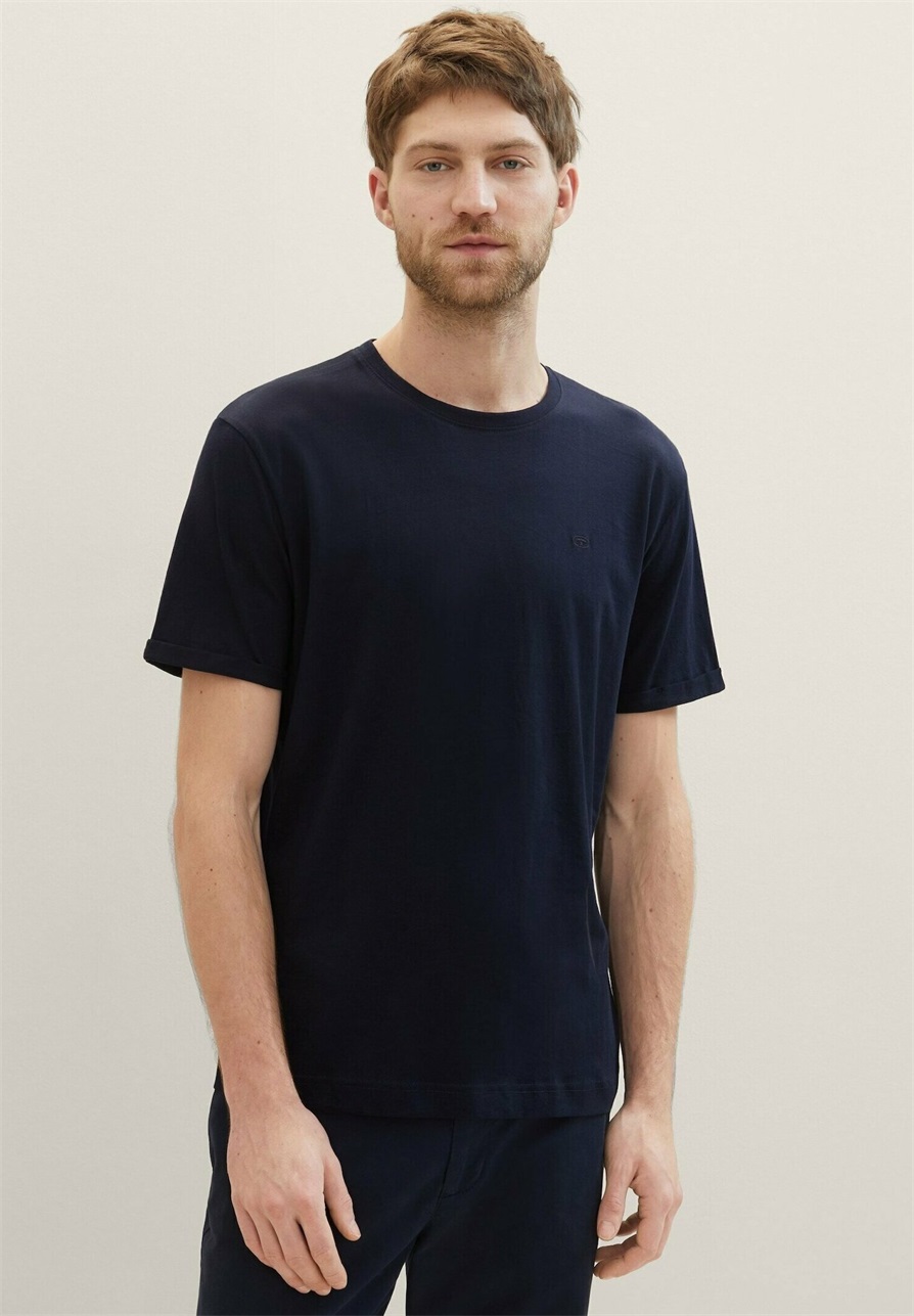 TOM TAILOR TRIPLE PACK - T-Shirt basic - white/weiß