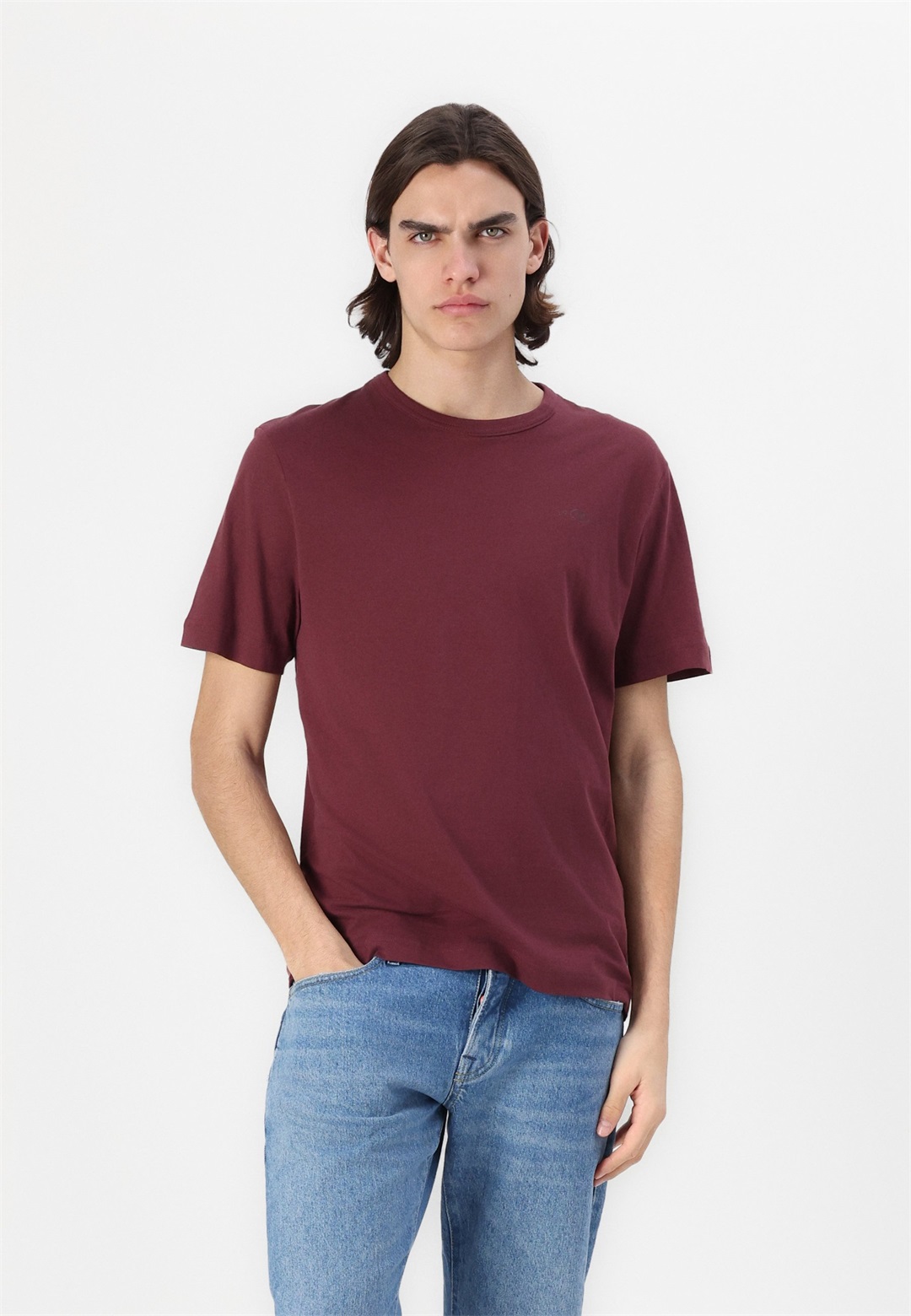 TOM TAILOR 5 PACK - T-Shirt basic - light powder blue/blau