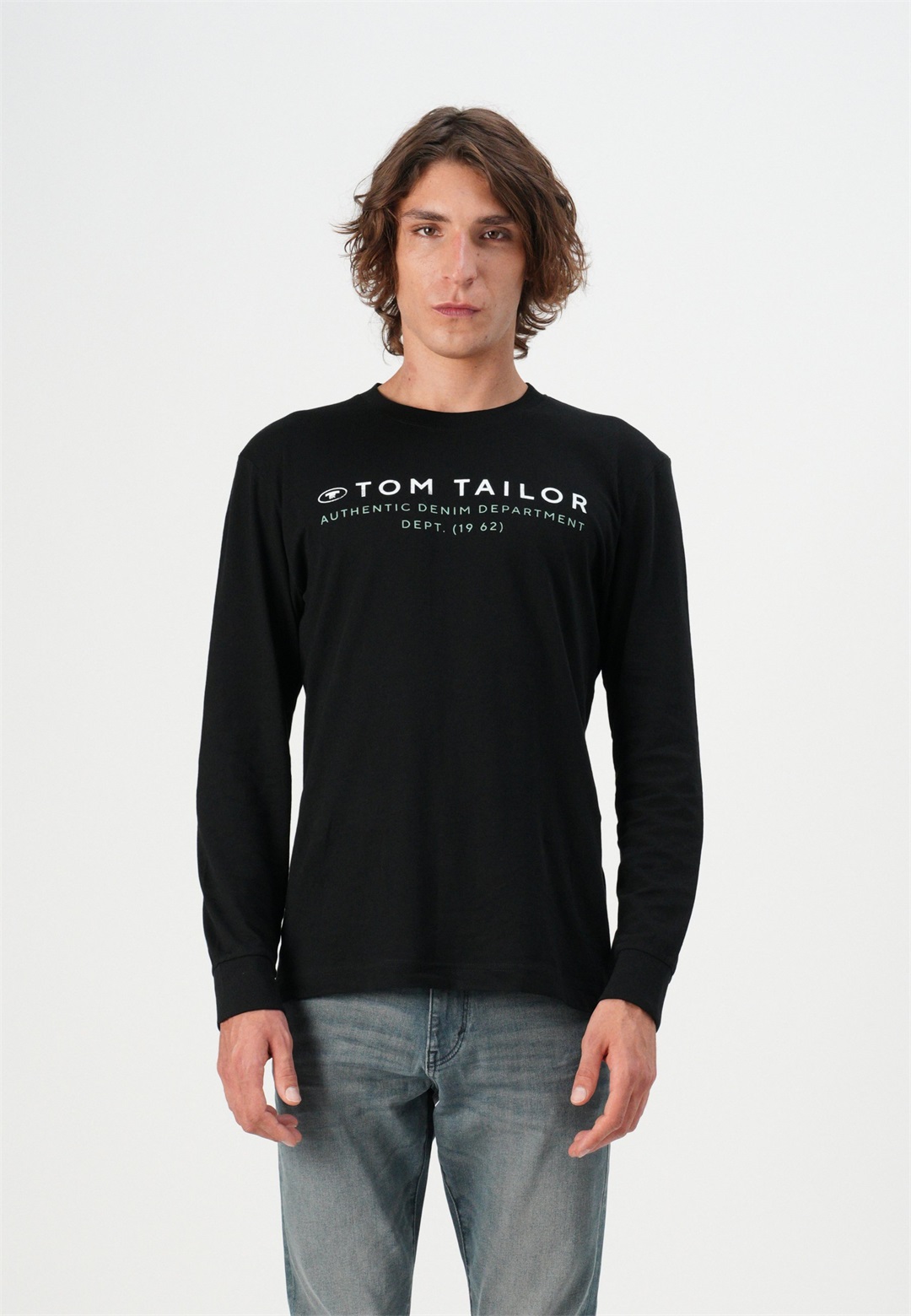 TOM TAILOR Langarmshirt - black/schwarz