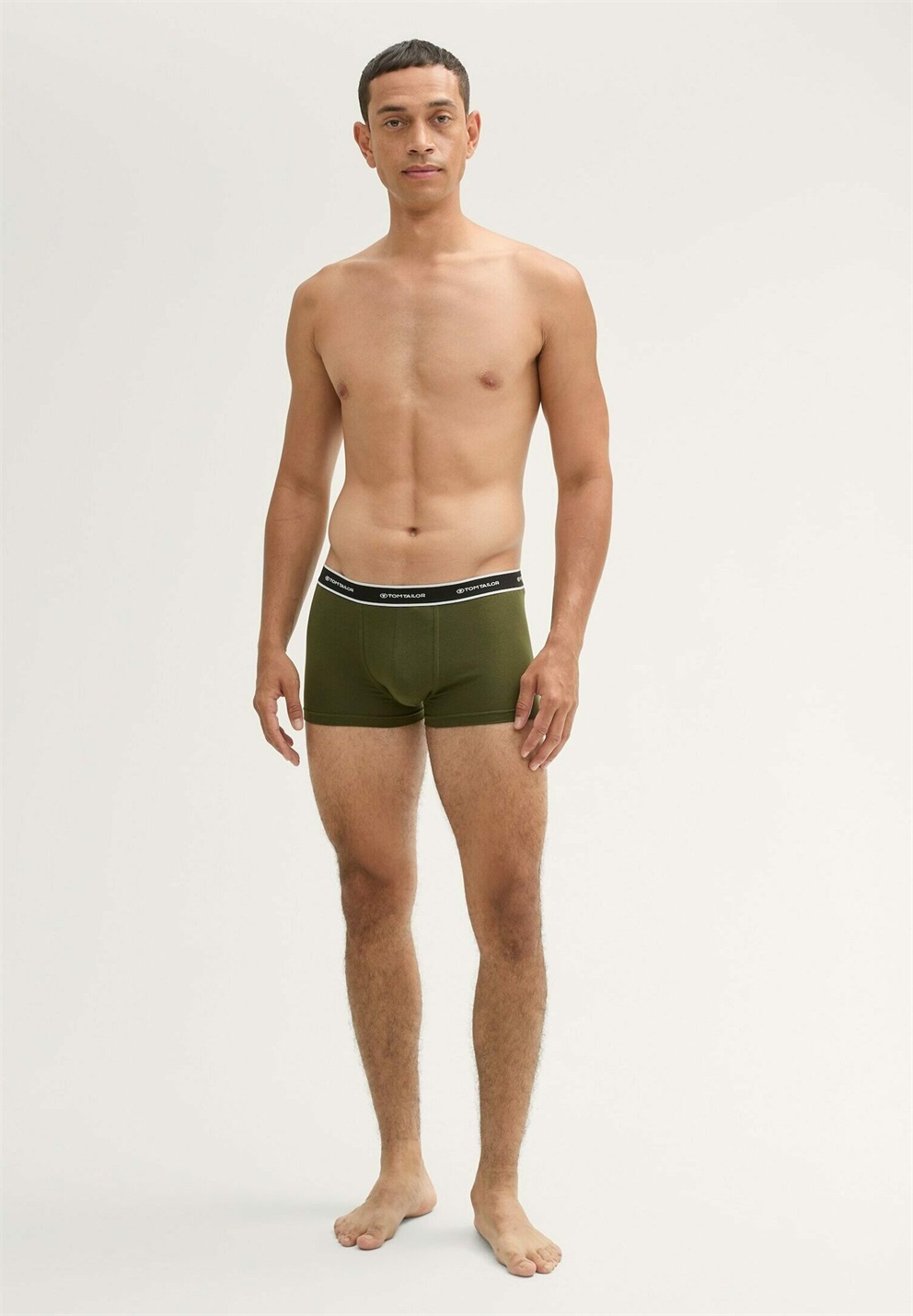 TOM TAILOR 2 PACK - Boxer Briefs - dark green uni/grün