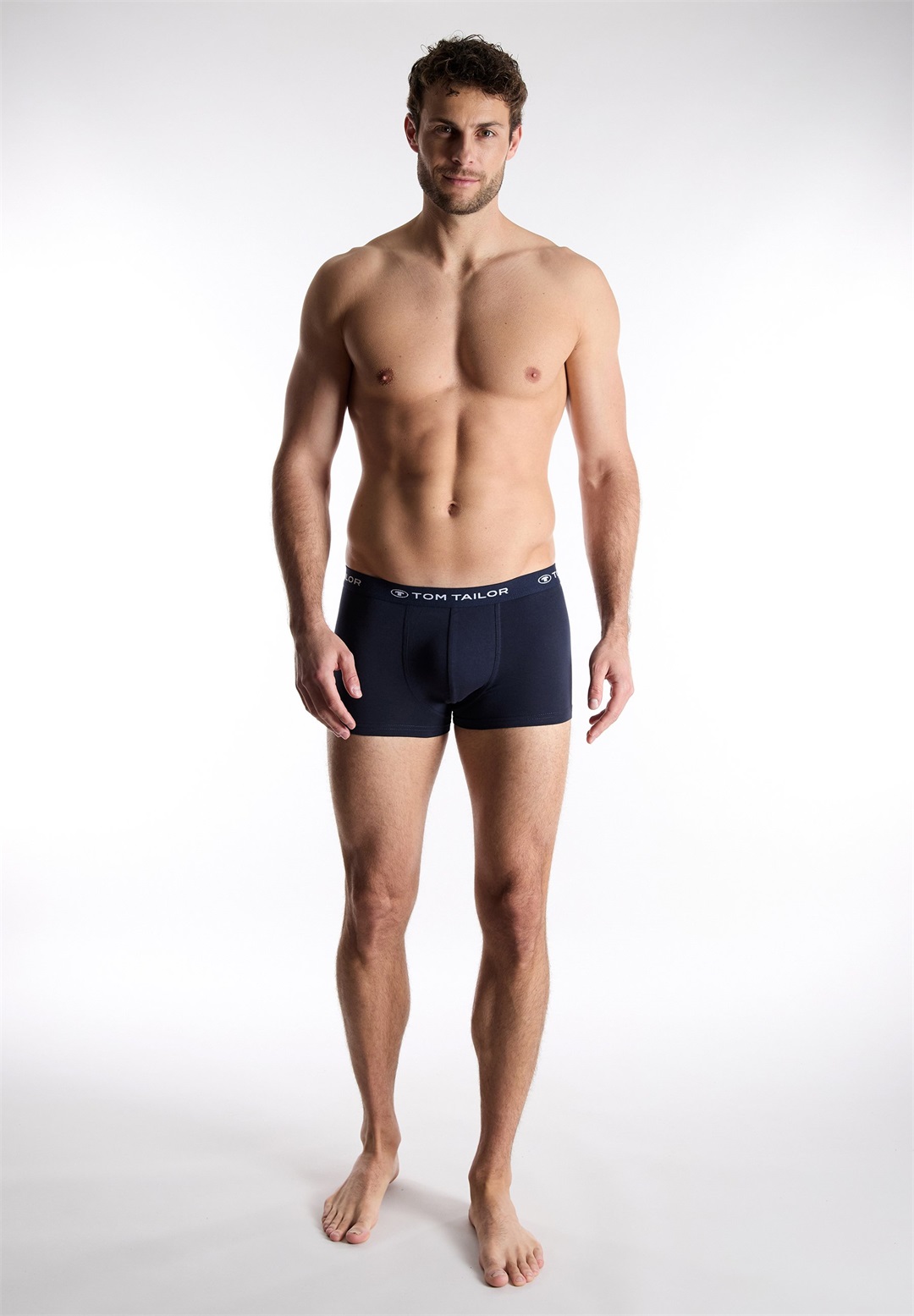 TOM TAILOR 3ER PACK - Boxer Briefs - blau-dunkel-karo/dunkelblau