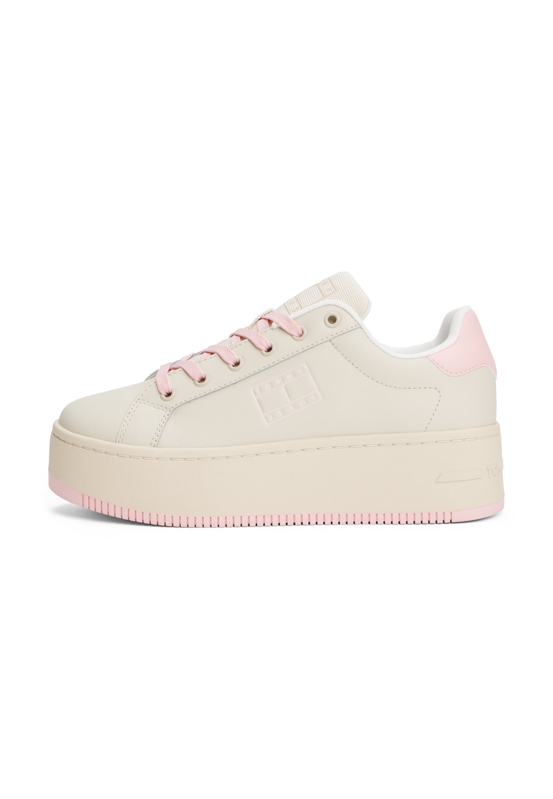 Tommy Jeans FLATFORM - Sneaker low - delicate pink/pink