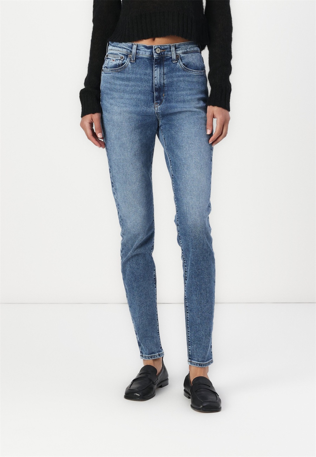 Tommy Jeans SYLVIA - Jeans Skinny Fit - denim medium/blue denim