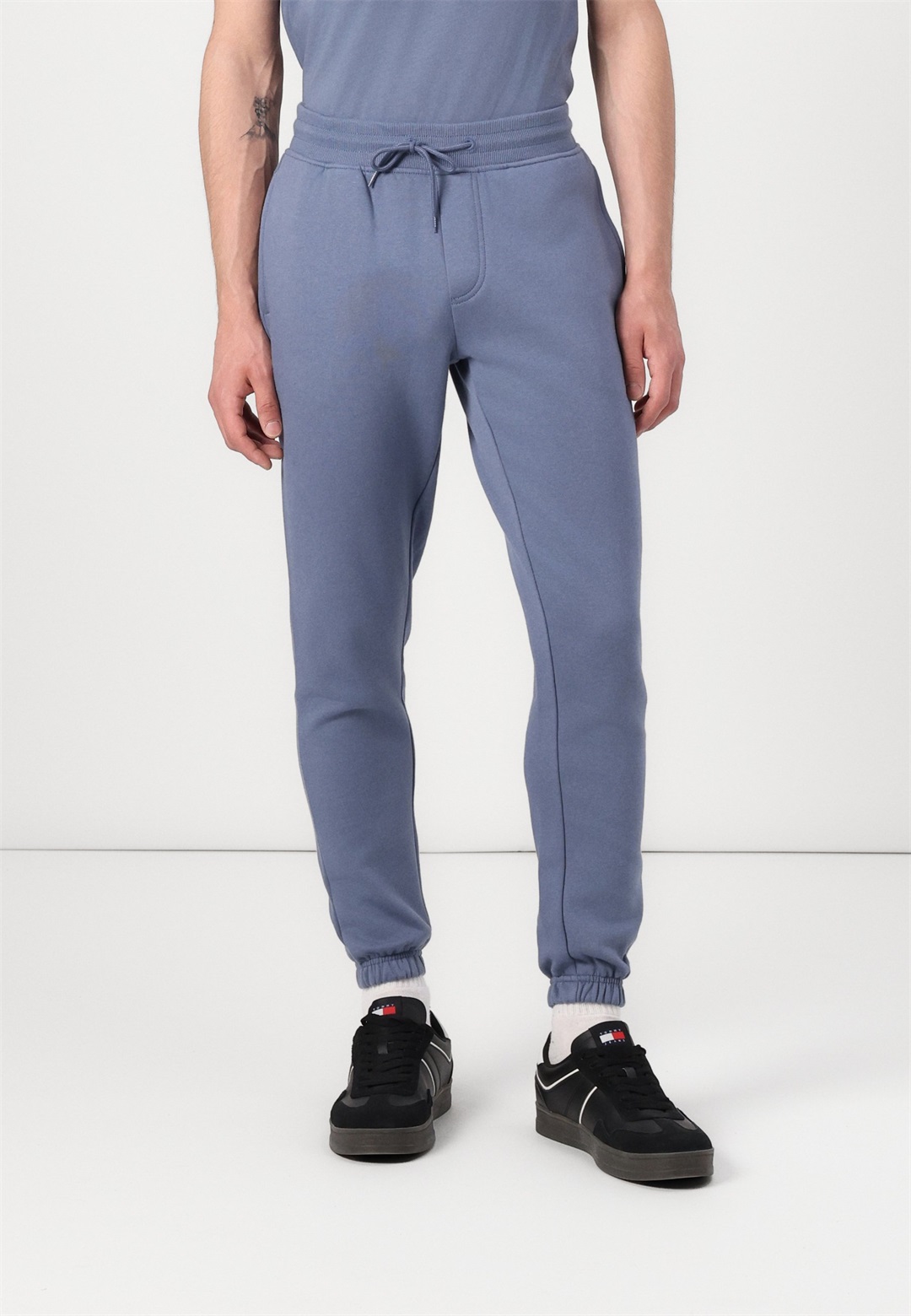 Tommy Jeans SLIM TEE - T-Shirt basic - blue moment/anthrazit