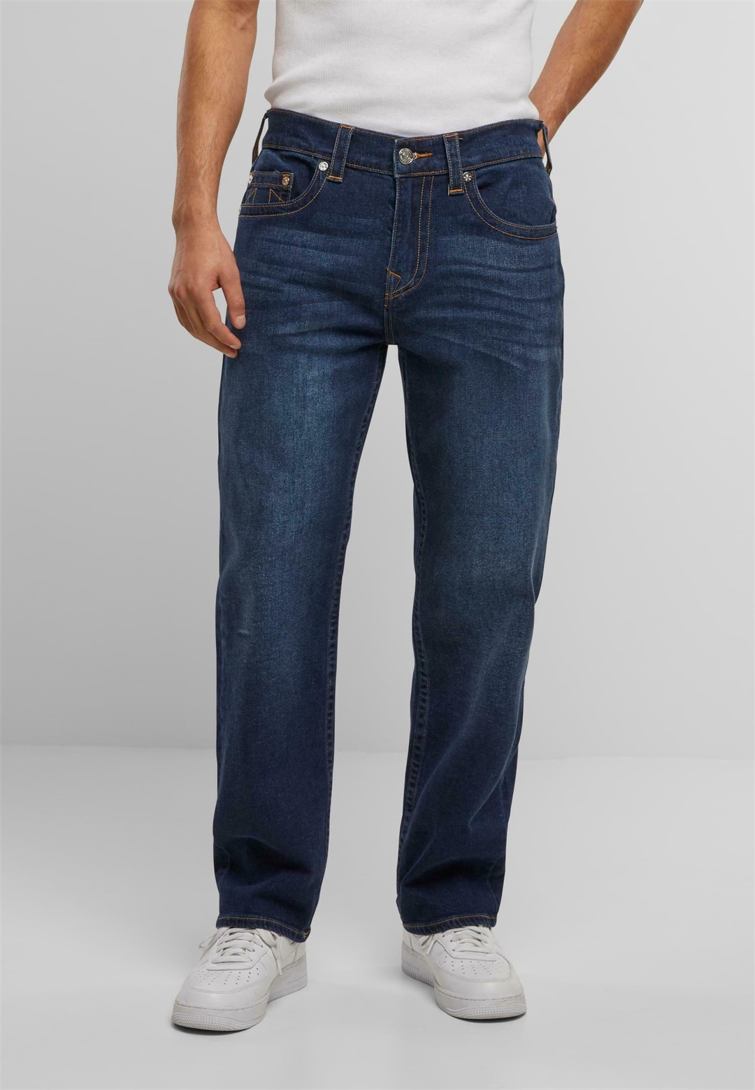 True Religion BOBBY SN NF - Jeans Straight Leg - dark washed blue/dunkelblau