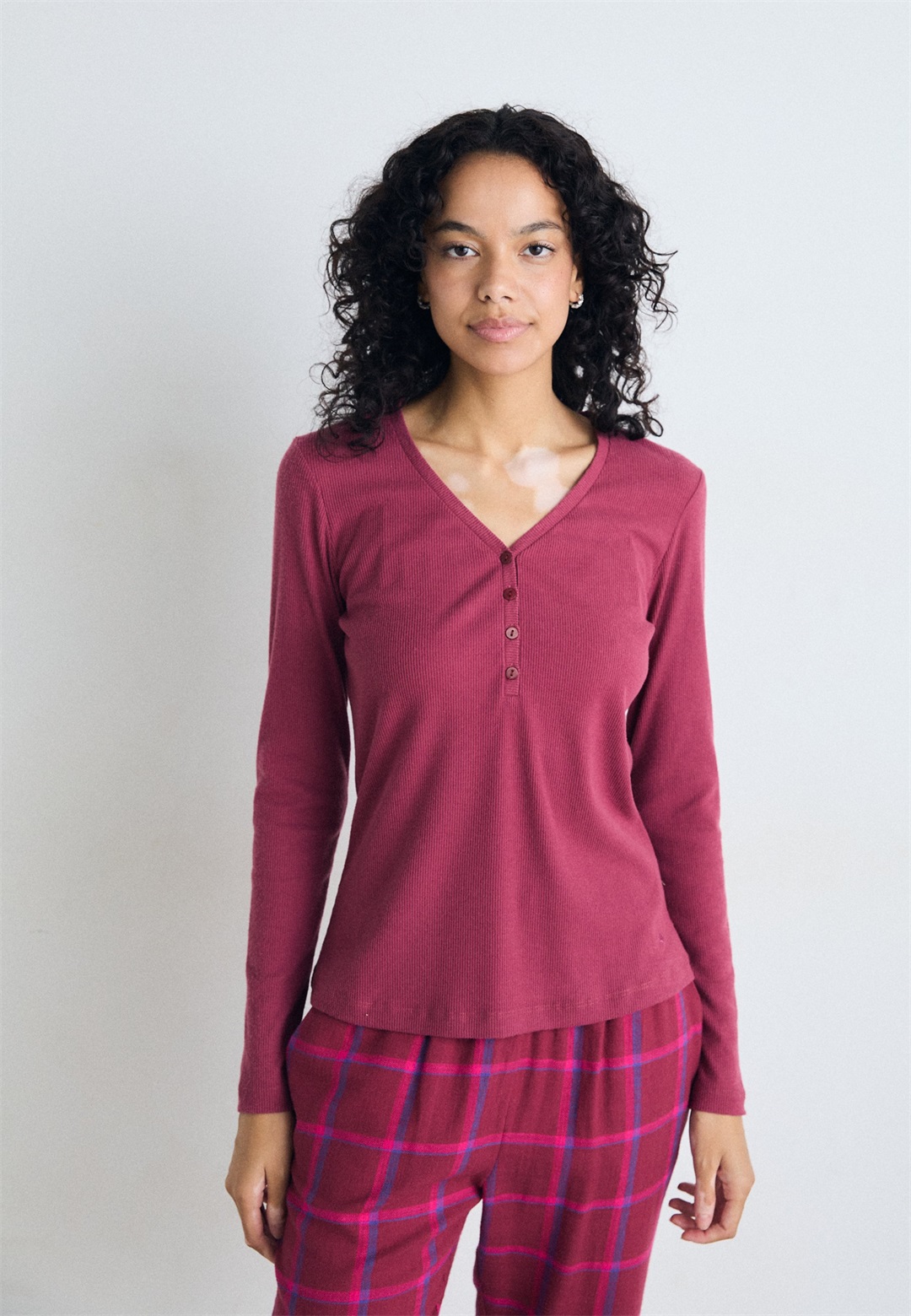 Triumph MIX MATCH SOFT - Nachtwäsche Shirt - sweet marsala/rot