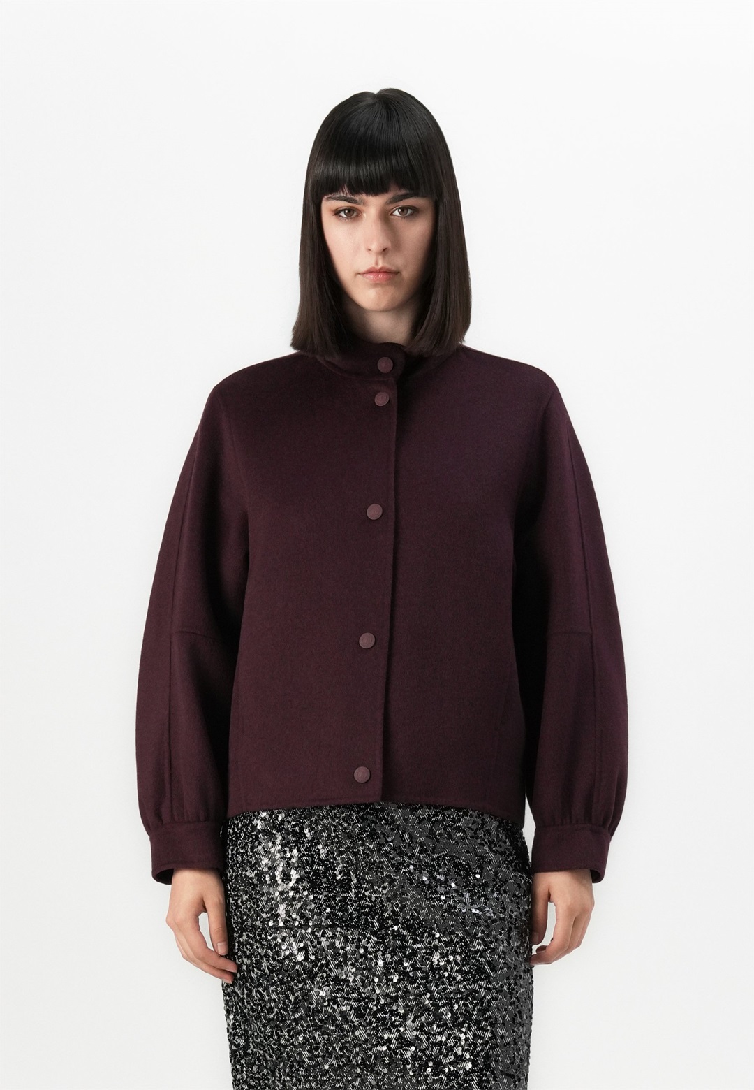 TWINSET JACKET - Übergangsjacke - winetasting/bordeaux