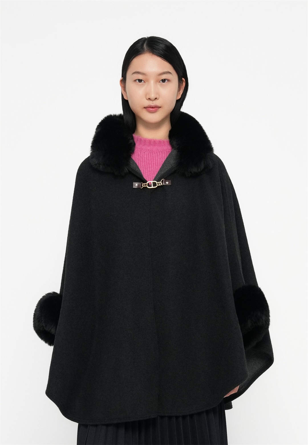 TWINSET Cape - nero/schwarz