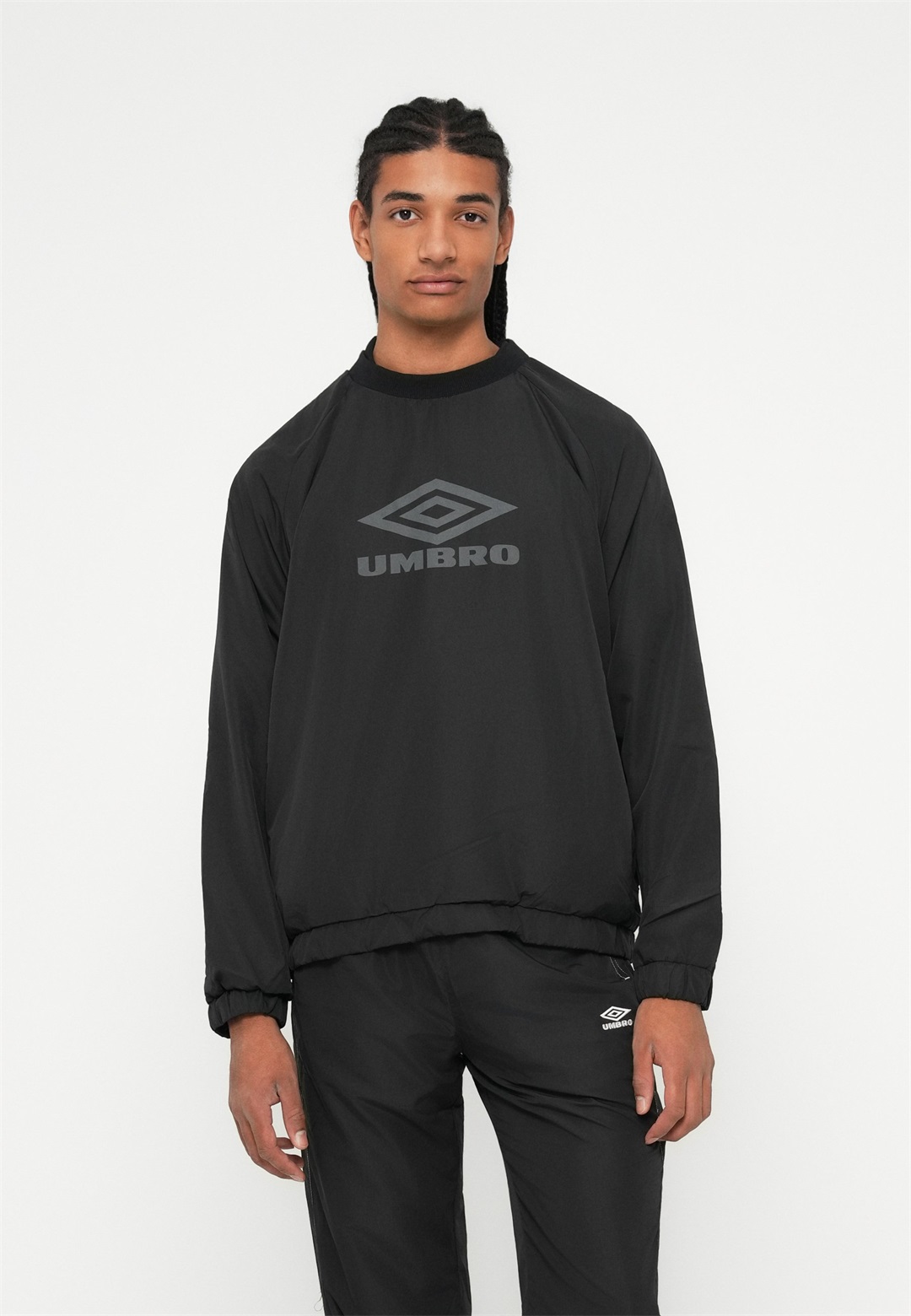 Umbro REVERSIBLE CREW TOP - Sweatshirt - black/schwarz