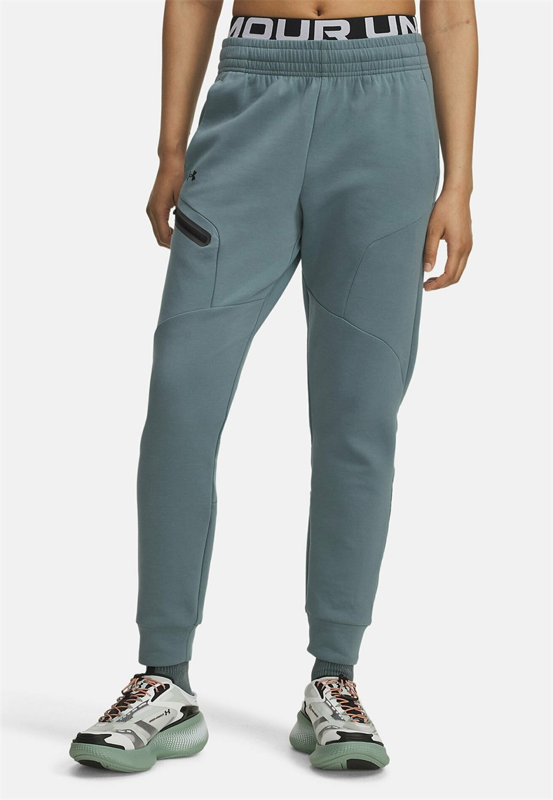 Under Armour UNSTOPPABLE FLEECE - Jogginghose - jasper blue/blau