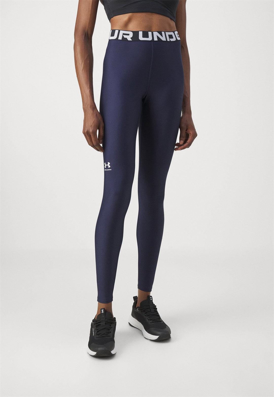 Under Armour HEATGEAR - Tights - midnight navy/white/dunkelblau