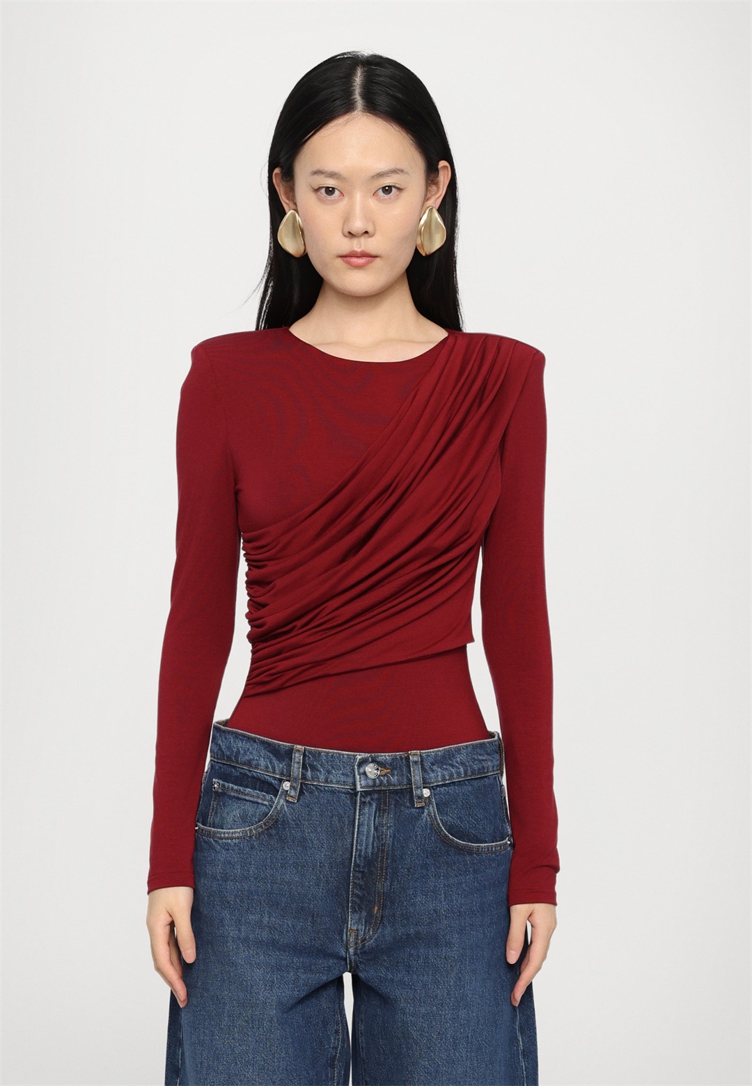 Undress Code AMERICAN BEAUTY - Langarmshirt - burgundy/rot