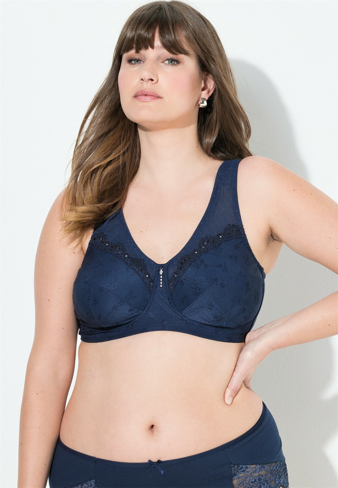 Ulla Popken KELLY - Bustier - midnight blue/dunkelblau