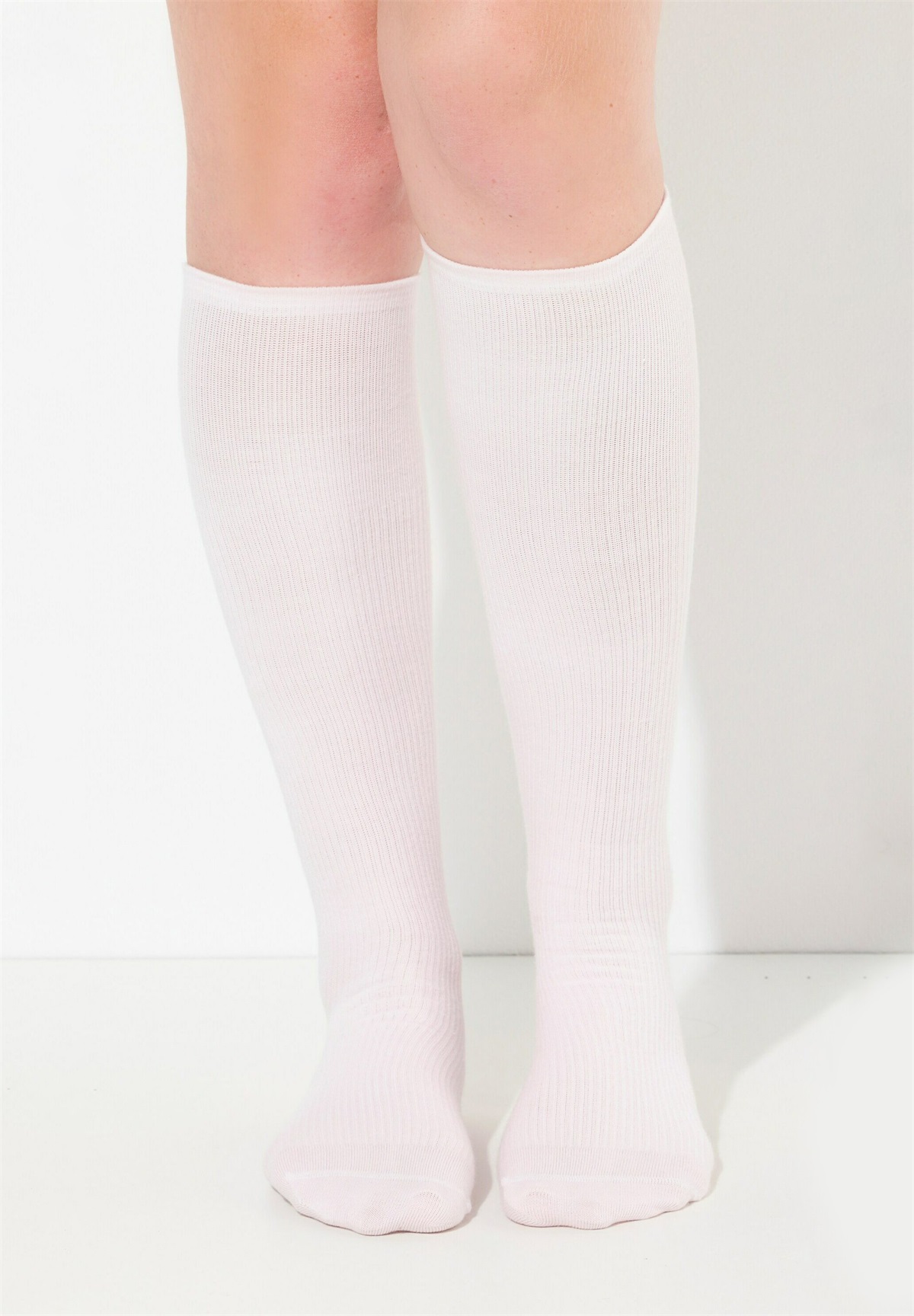 Ulla Popken COMPRESSIE - Kniestrümpfe - rosa