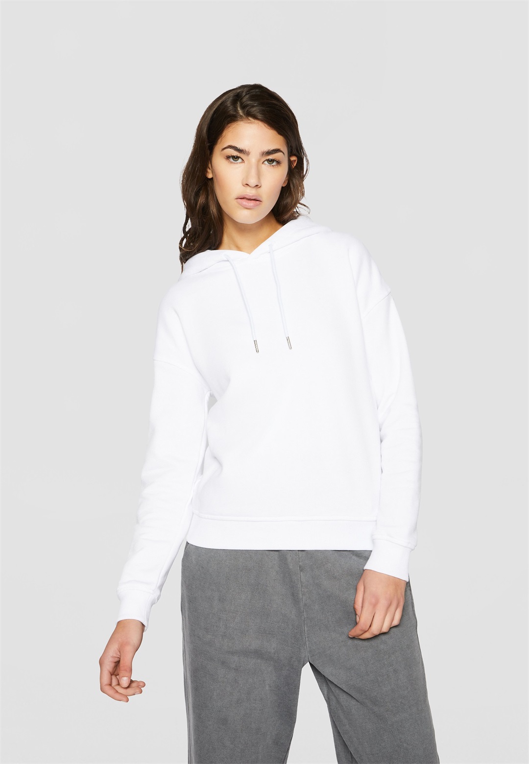 Urban Classics Kapuzenpullover - white/weiß