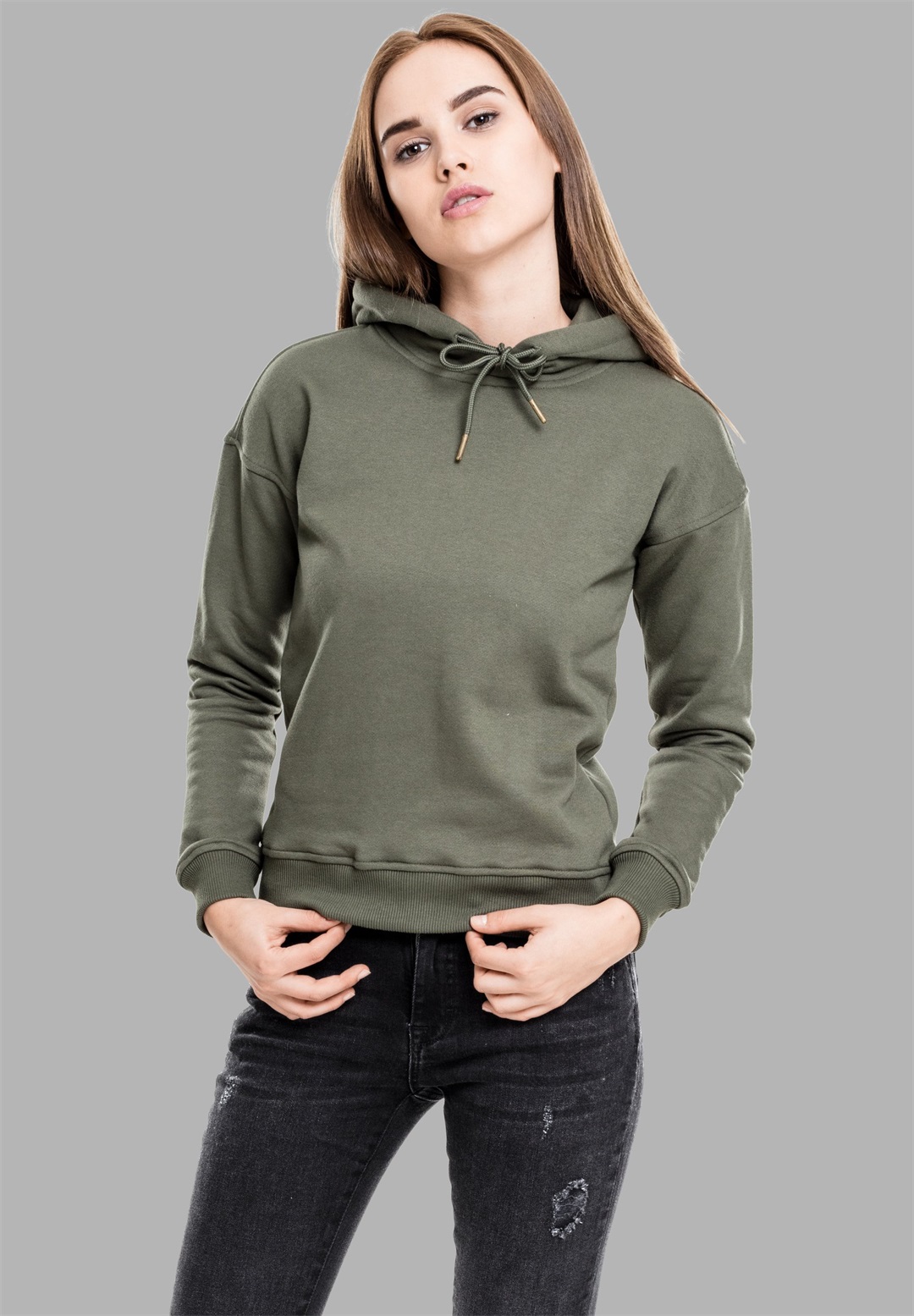 Urban Classics Kapuzenpullover - olive/oliv