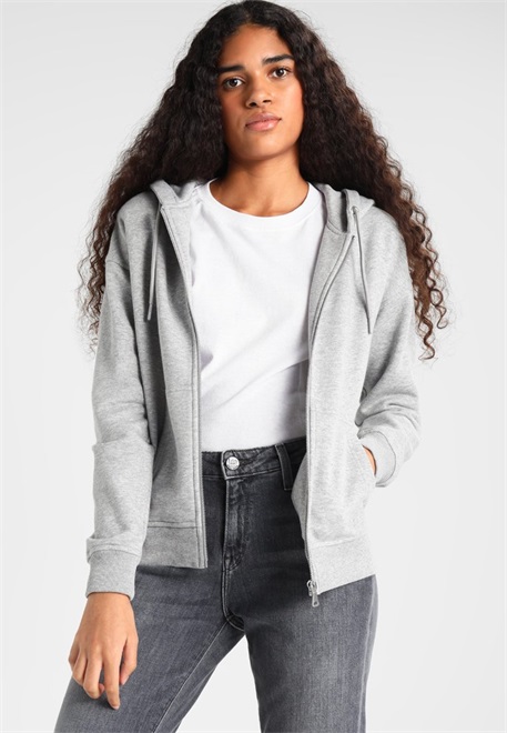 Urban Classics HOODY - Sweatjacke - grey/grau