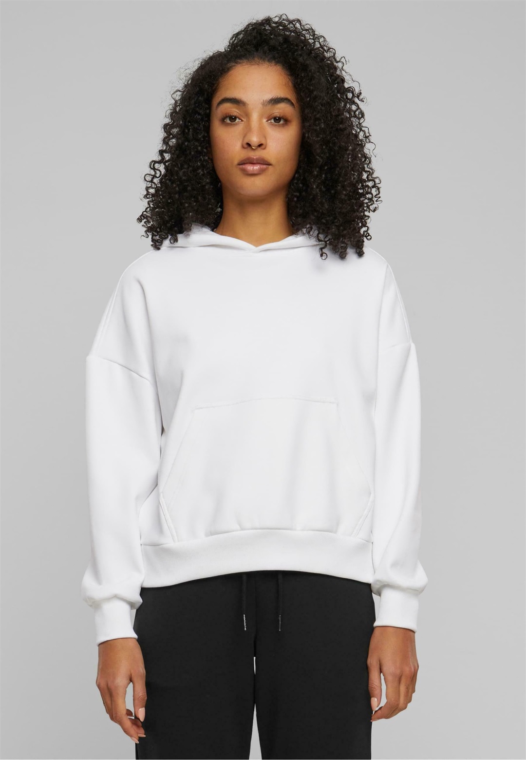 Urban Classics Kapuzenpullover - white/weiß
