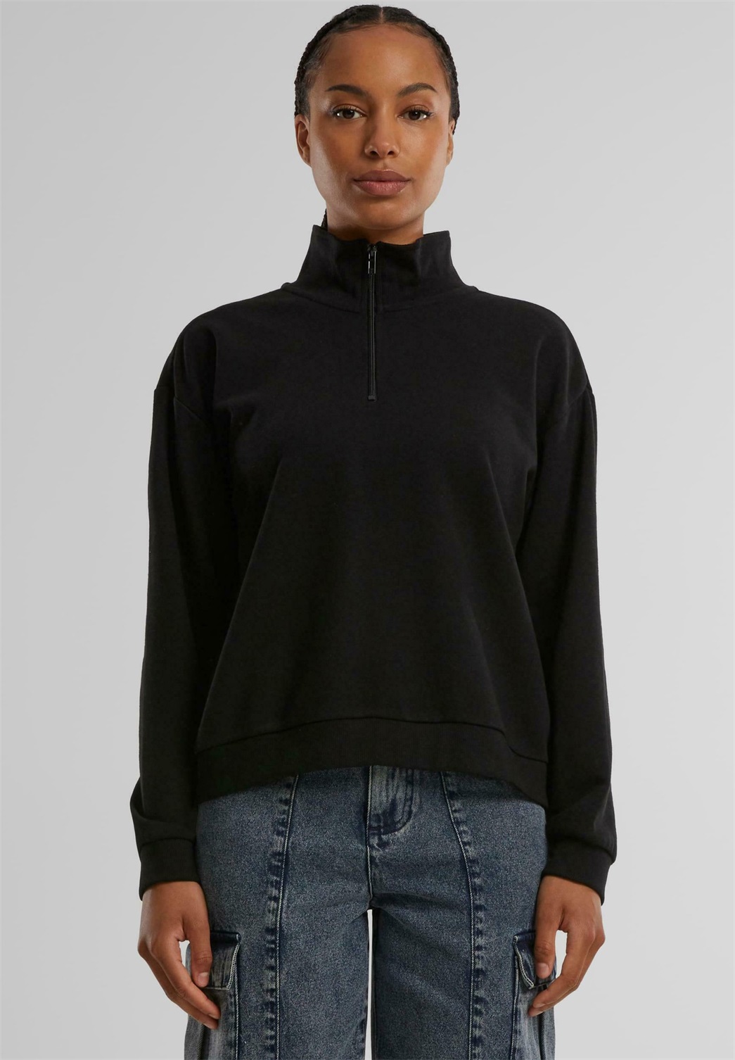 Urban Classics LIGHT TROYER - Sweatshirt - black/schwarz