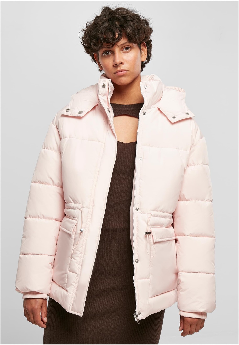 Urban Classics Winterjacke - pink/rosa
