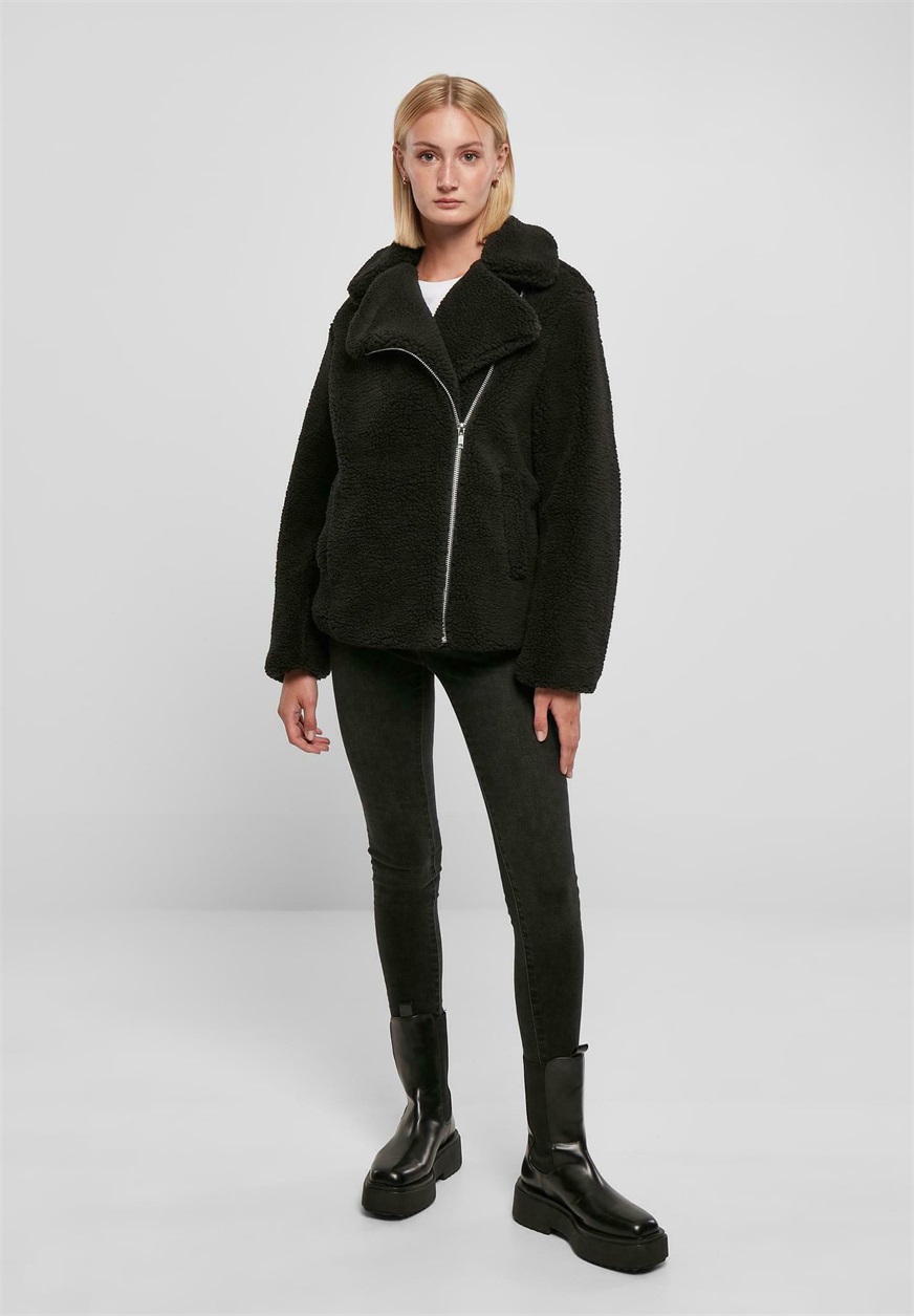 Urban Classics DAMEN - Winterjacke - black/schwarz