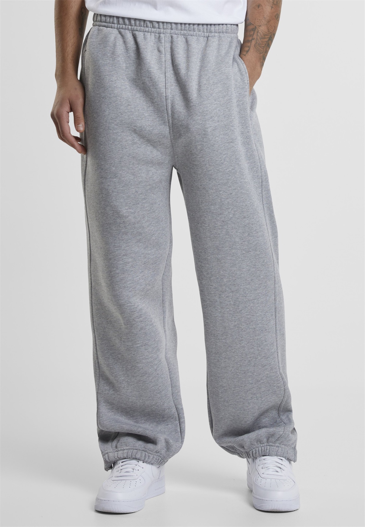 Urban Classics Jogginghose - grey/grau-meliert