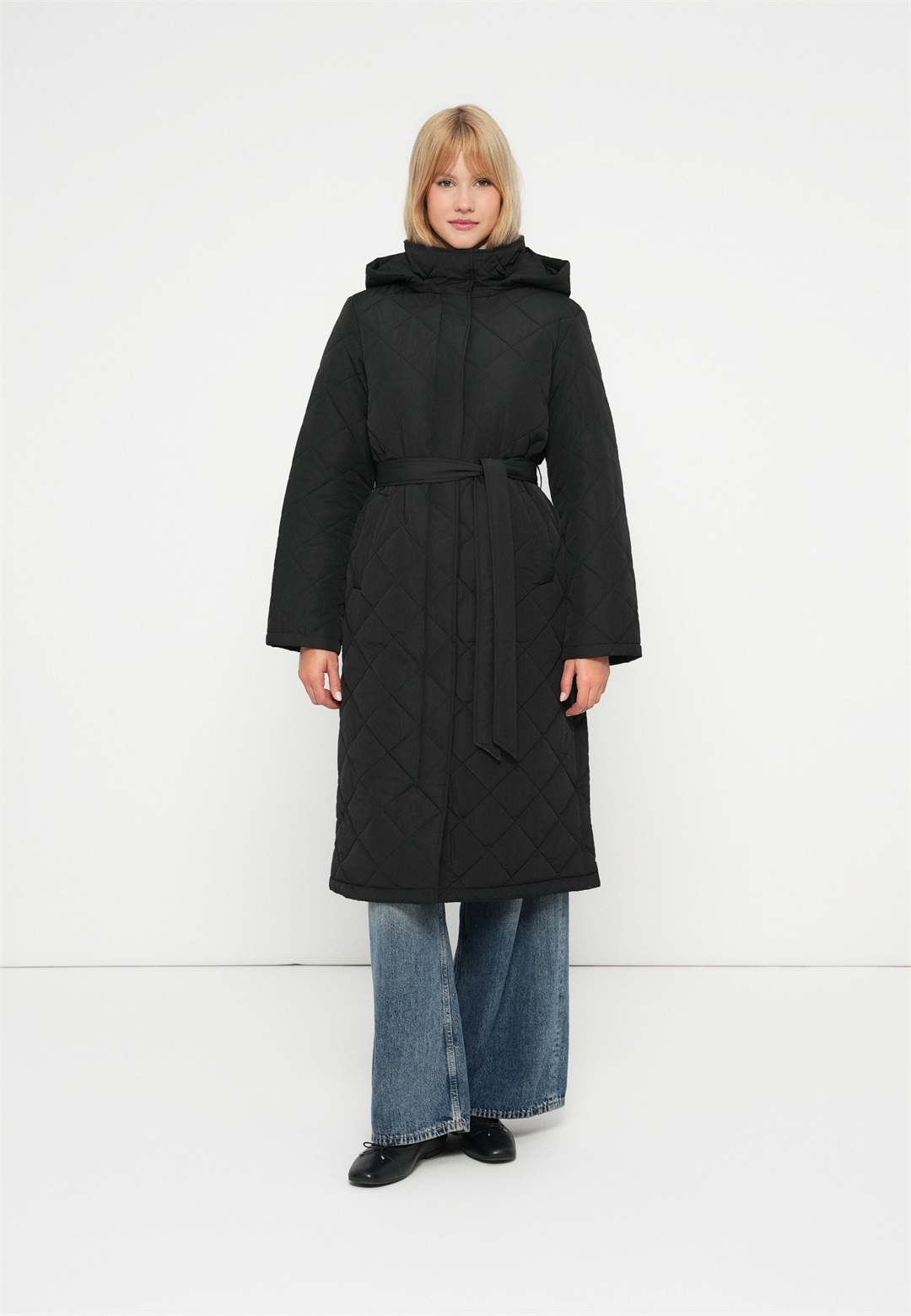 VILA VIKANTE - Wintermantel - black/schwarz