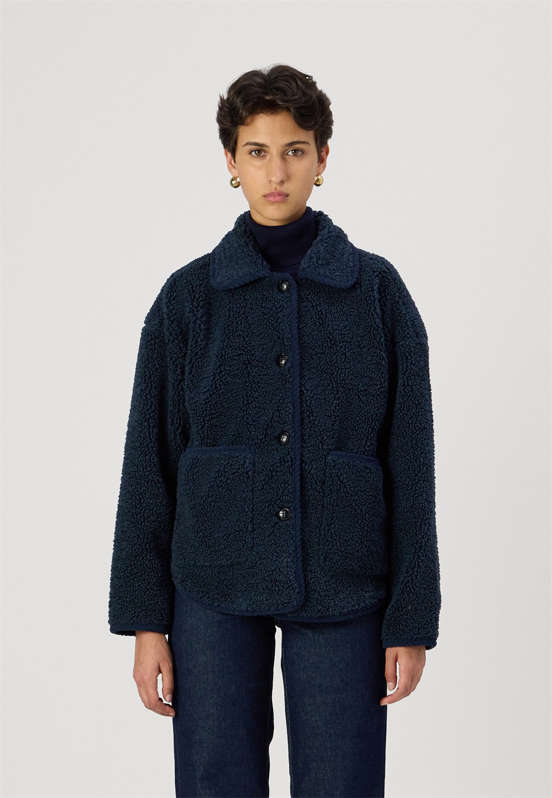 VILA VIMELUSA JACKET - Winterjacke - navy blazer/dunkelblau