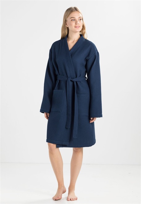 Vossen ROM UNISEX - Bademantel - winternight/dunkelblau