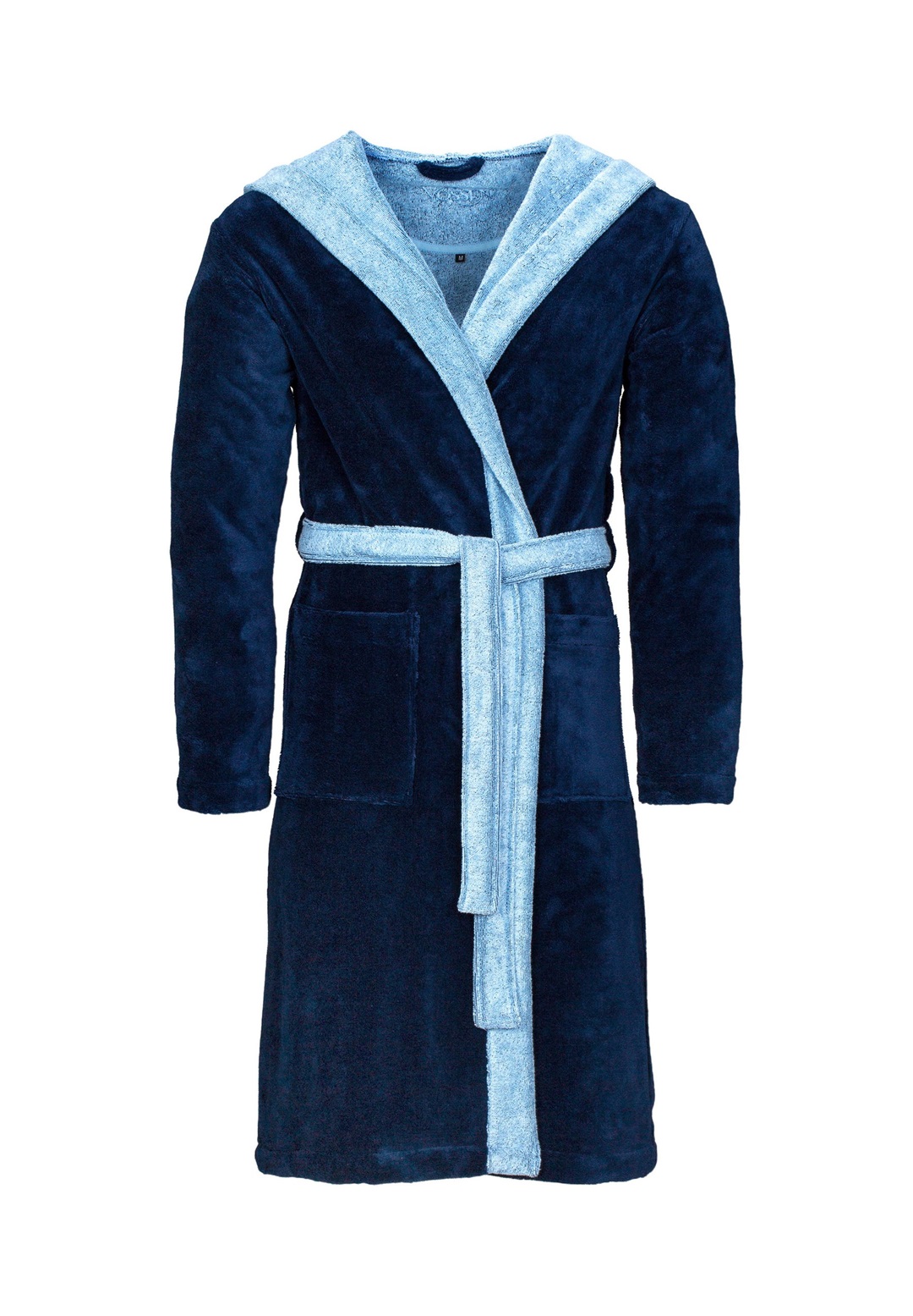 Vossen Bademantel - winternight/dunkelblau