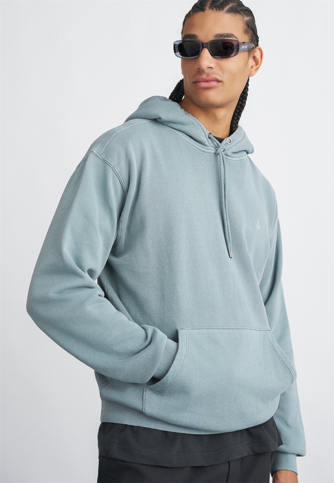 Volcom SINGLE STONE - Sweatshirt - blue wash/hellblau