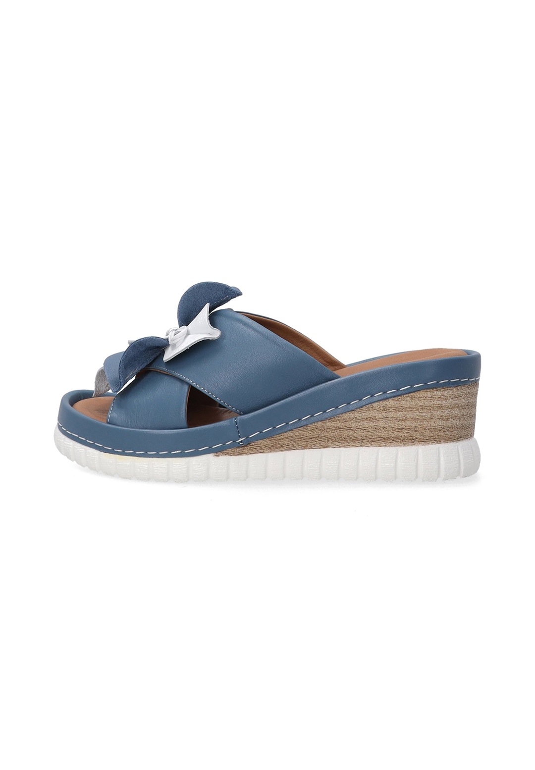 VENEZIA Pantolette hoch - blue/blau