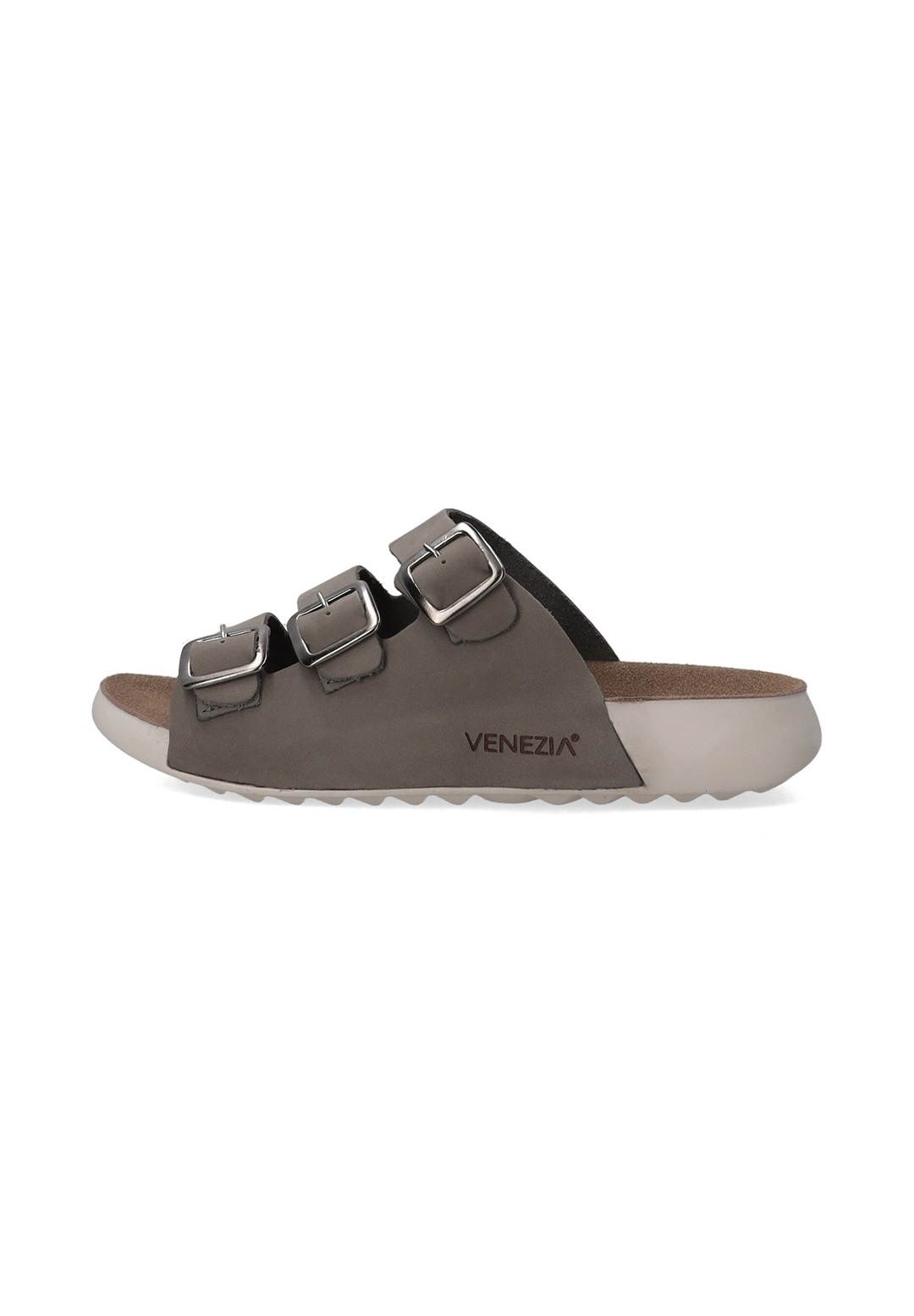 VENEZIA Pantolette flach - grey/grau