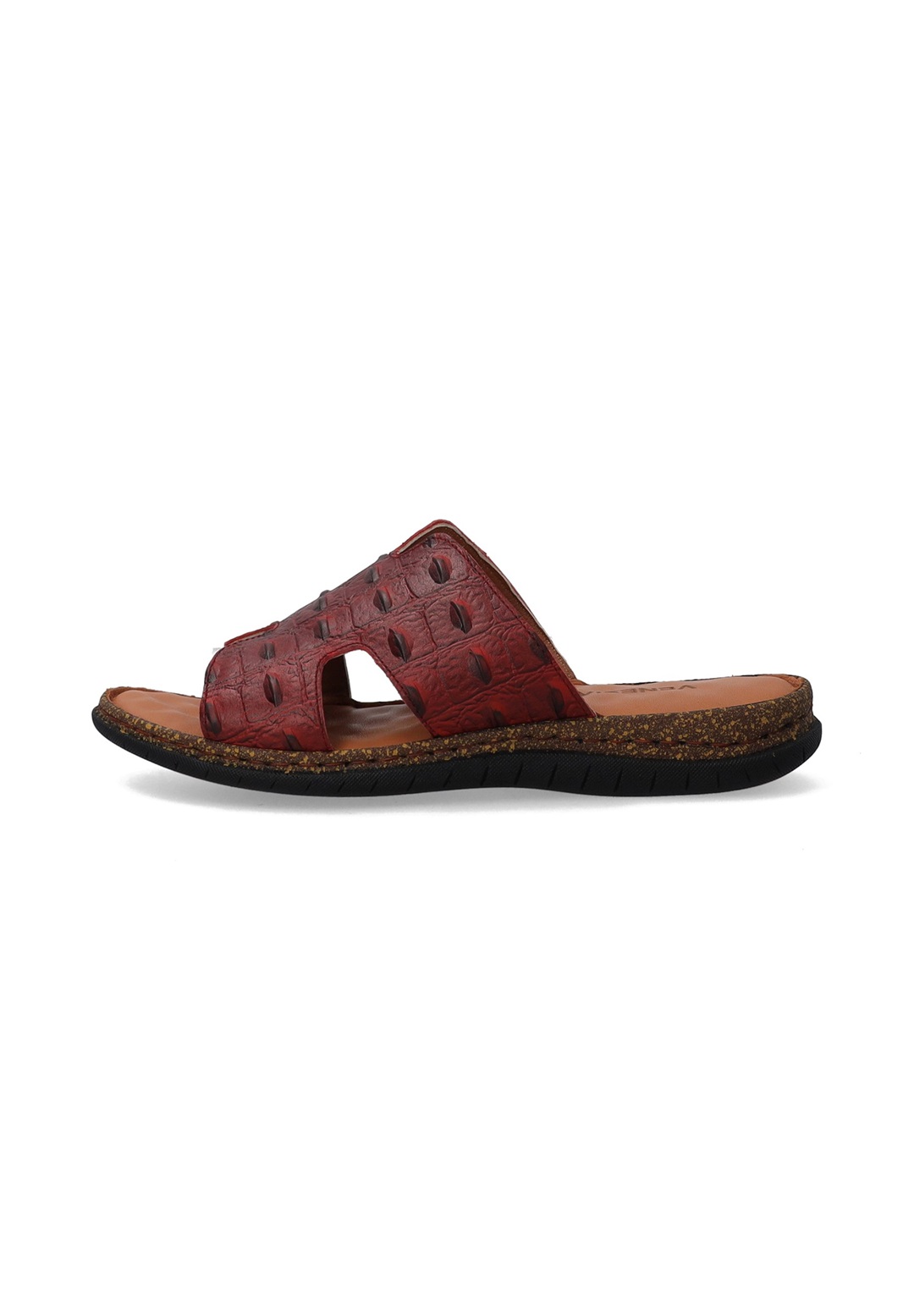 VENEZIA Pantolette flach - dark red/dunkelrot