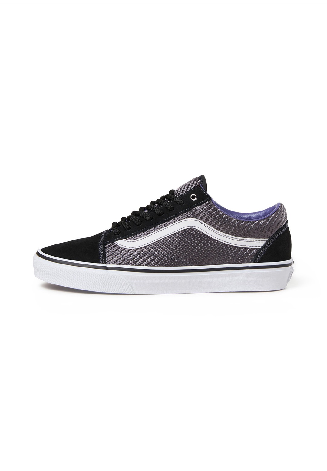 Vans OLD SKOOL - Sneaker low - black charcoal purple/schwarz