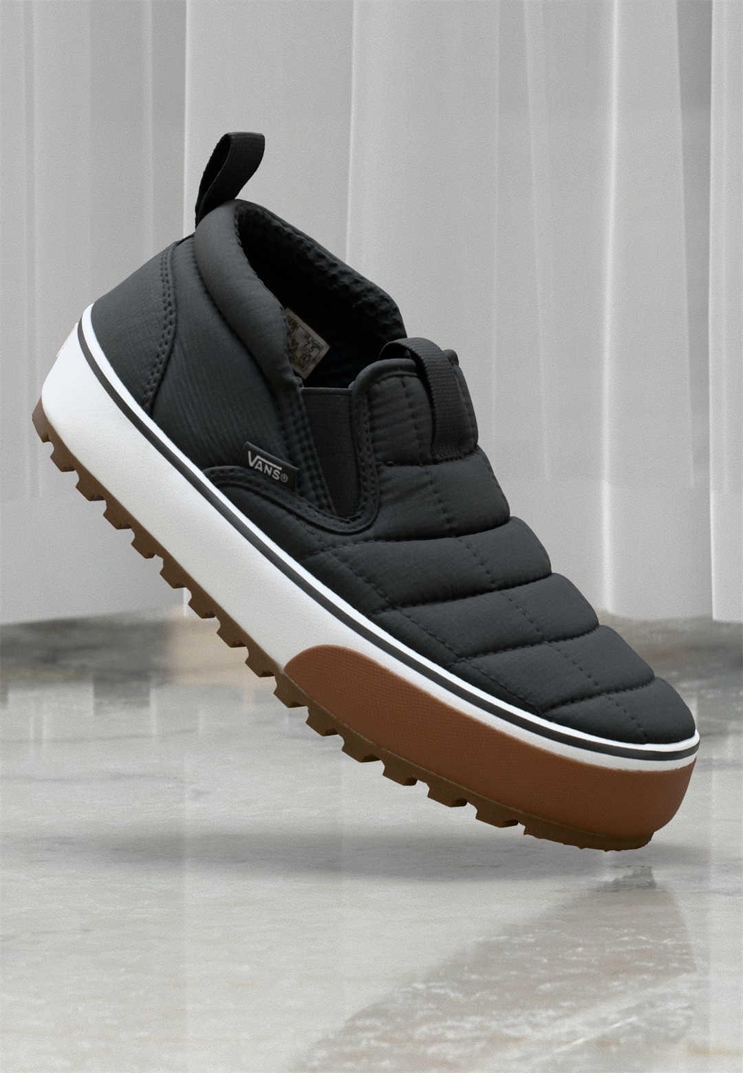 Vans MTE SNOW LODGE MID - Sneaker low - black/schwarz