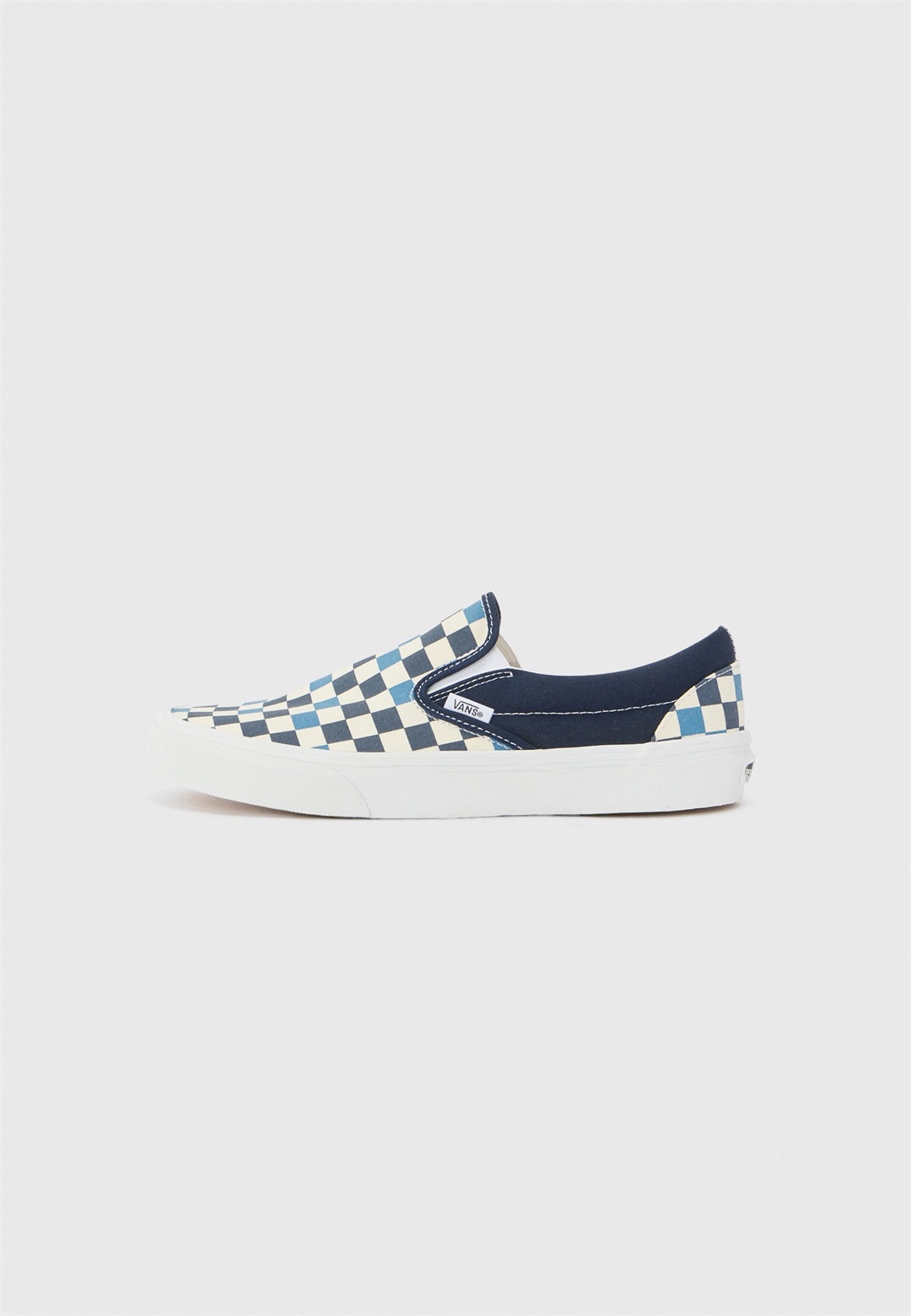 Vans CLASSIC UNISEX - Slipper - check navy/dunkelblau