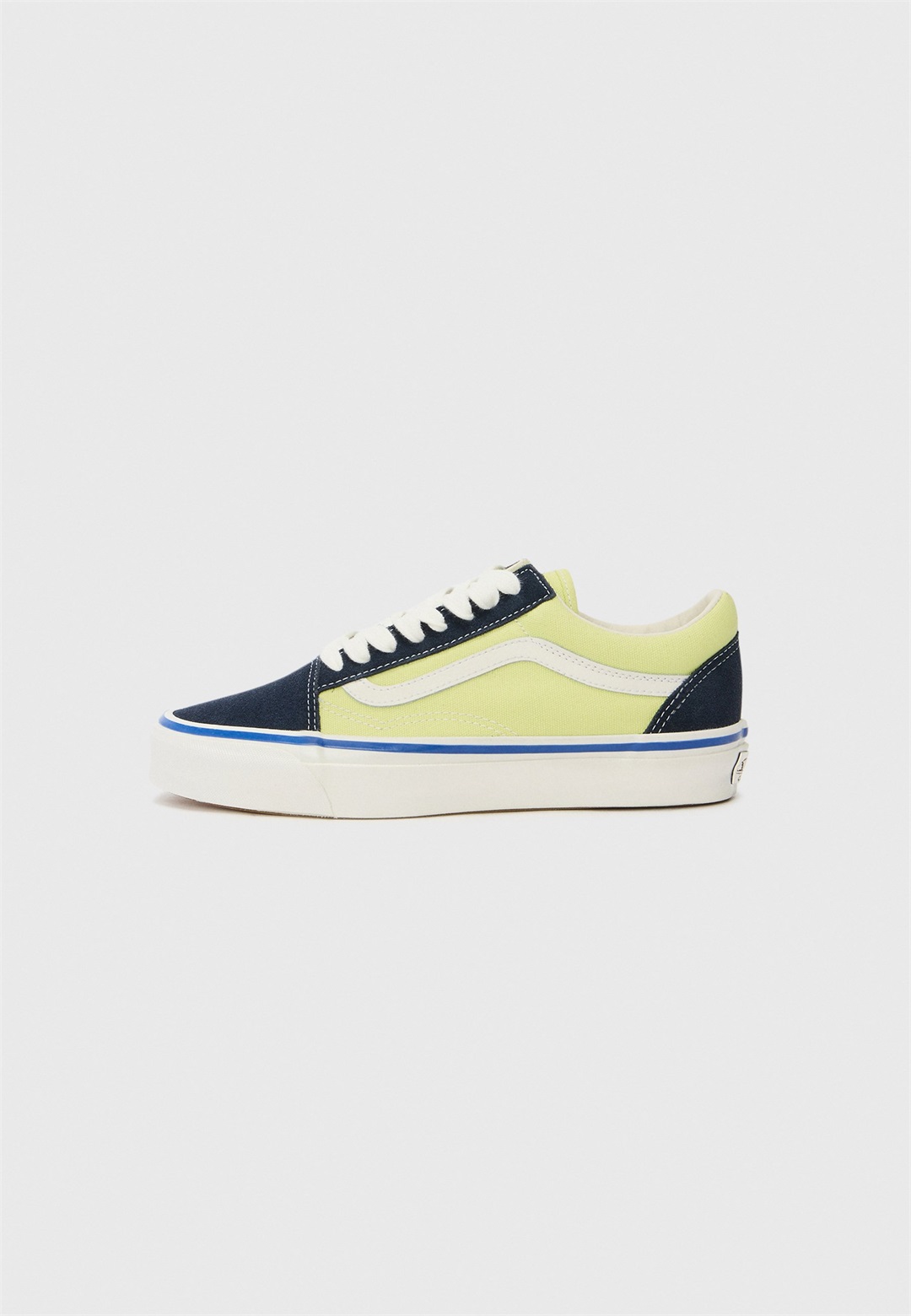 Vans OLD SKOOL UNISEX - Sneaker low - nineties navy/lime/dunkelblau