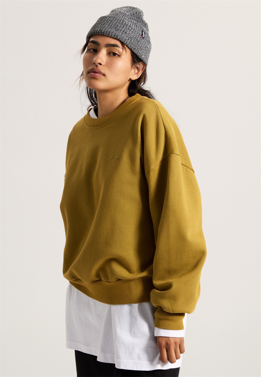 Vans RETRO - Sweatshirt - gold/goldfarben
